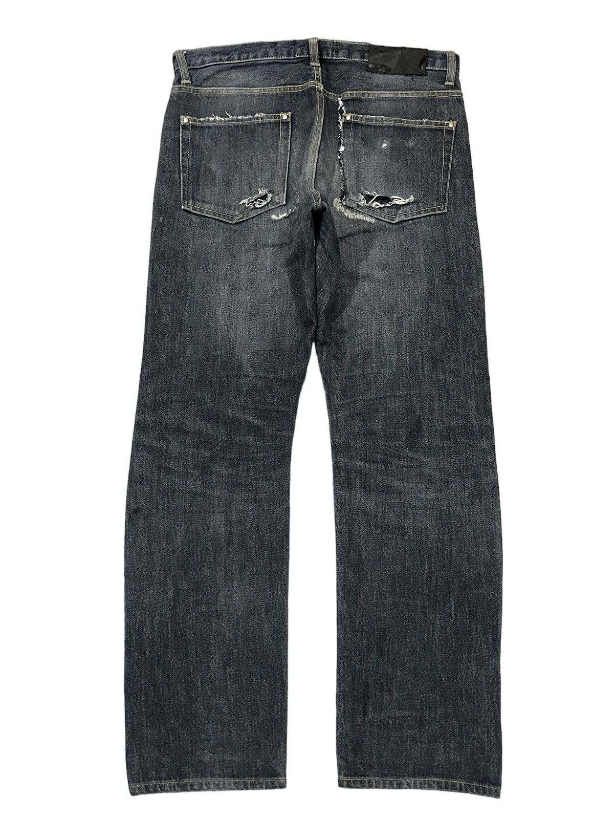 Bottega Veneta Vtg Dartin Bonaparto GreyWash Undercover Style Destroy Jeans Size US 30 / EU 46 - 9 Thumbnail
