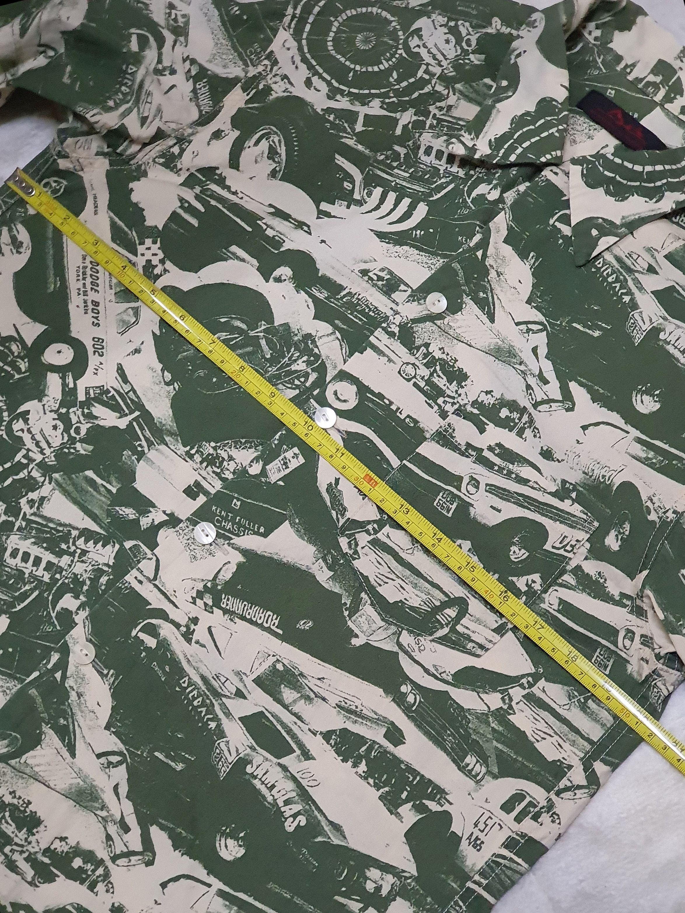 Hysteric Glamour Hysteric Glamour - Vintage race cars all over prints shirt Size US M / EU 48-50 / 2 - 17 Thumbnail