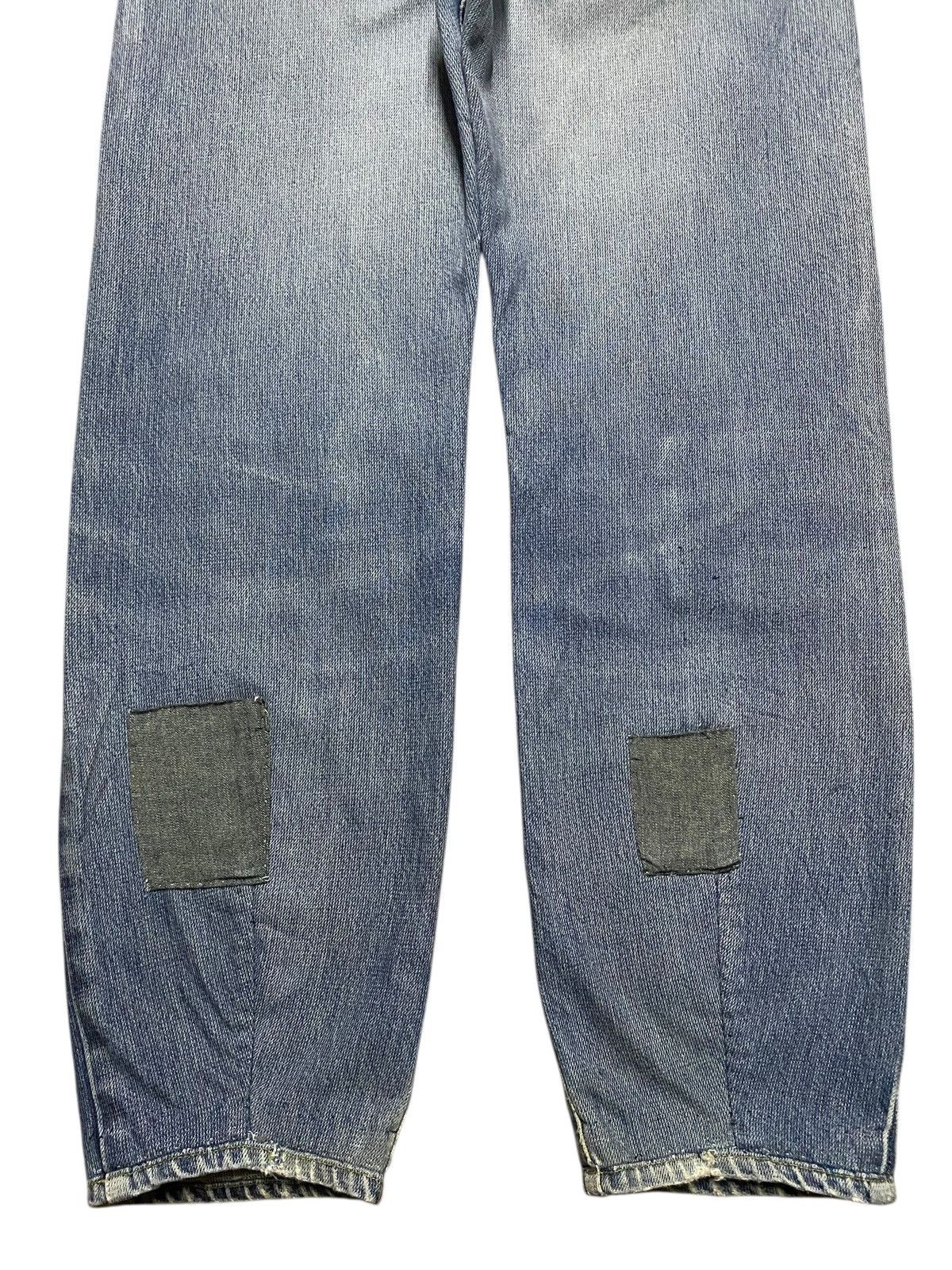 Edwin Vintage Japanese Brand E Funtion Edwin Tapered Leg Patched Size US 30 / EU 46 - 6 Thumbnail