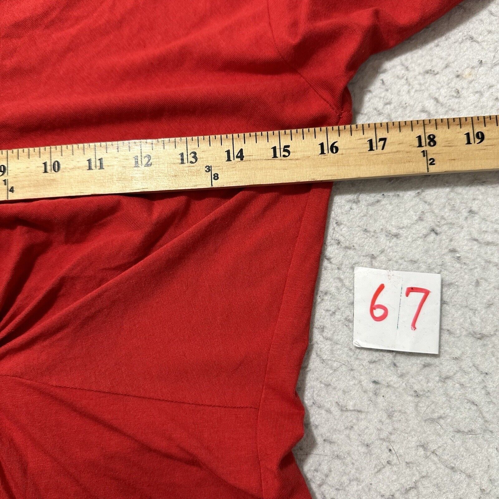 H&M H&M Medium Solid Red A-Line Cocktail Dress Stretch Midi Size M / US 6-8 / IT 42-44 - 8 Thumbnail