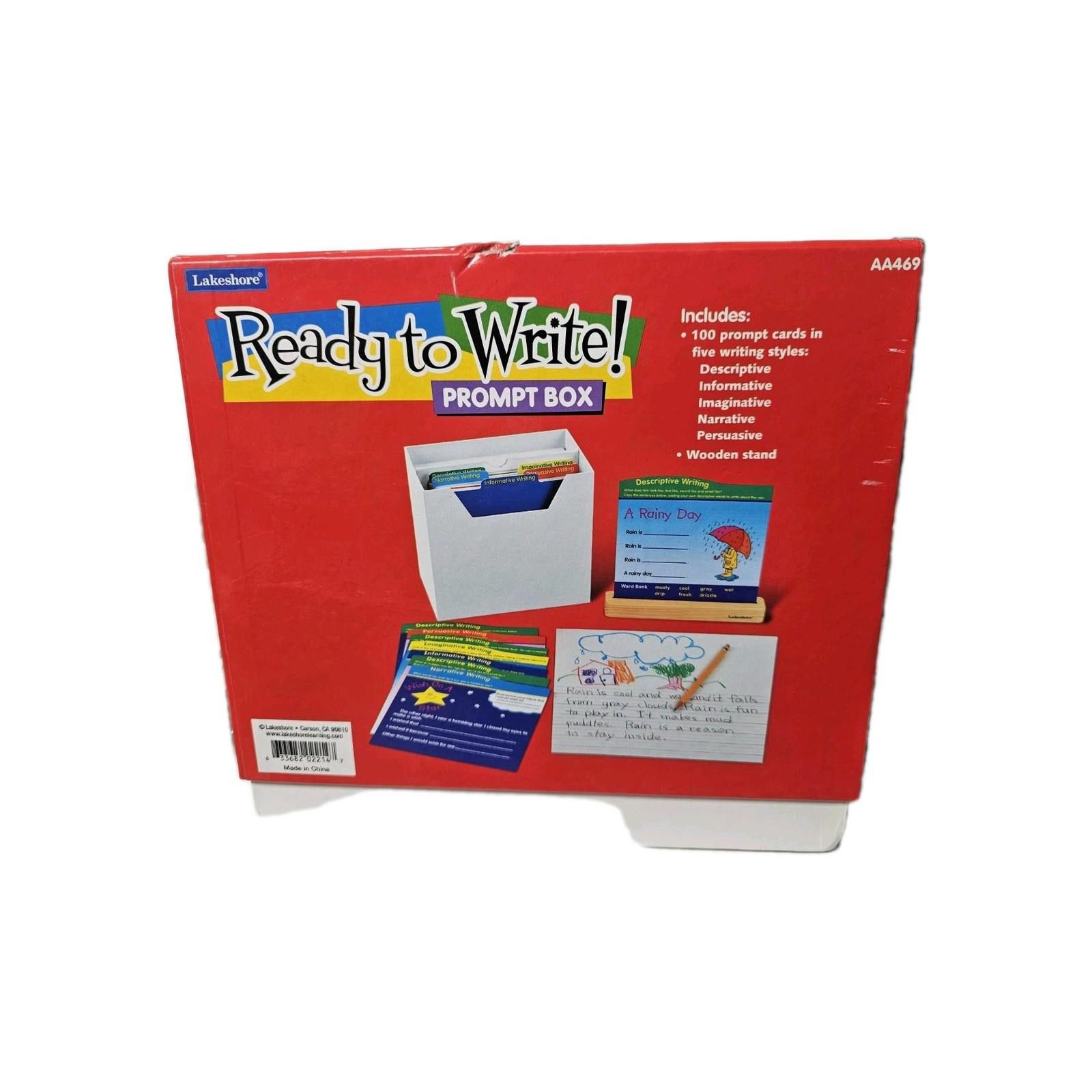 Other Lakeshore Ready to Write Prompt Box 100 Cards Grades 2-3 Size ONE SIZE - 2 Thumbnail