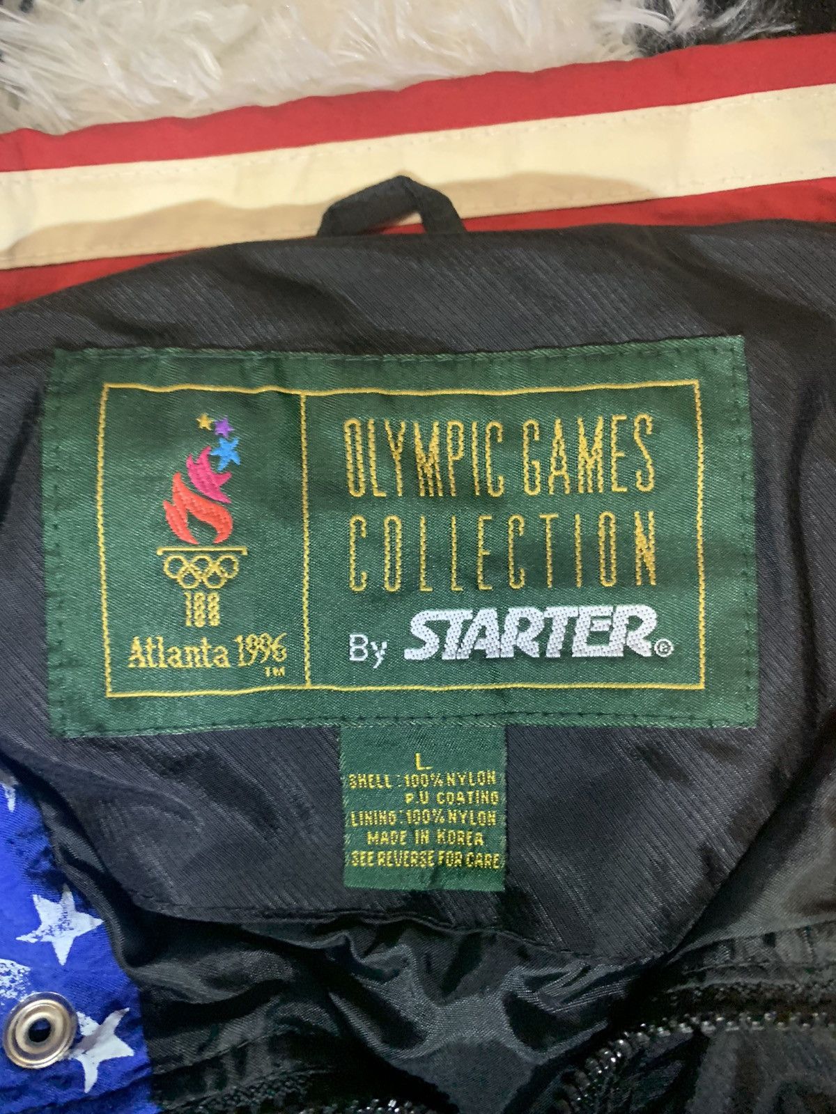 Starter × USA Olympics × Vintage Vintage Starter Windbreaker USA Size US L / EU 52-54 / 3 - 4 Thumbnail