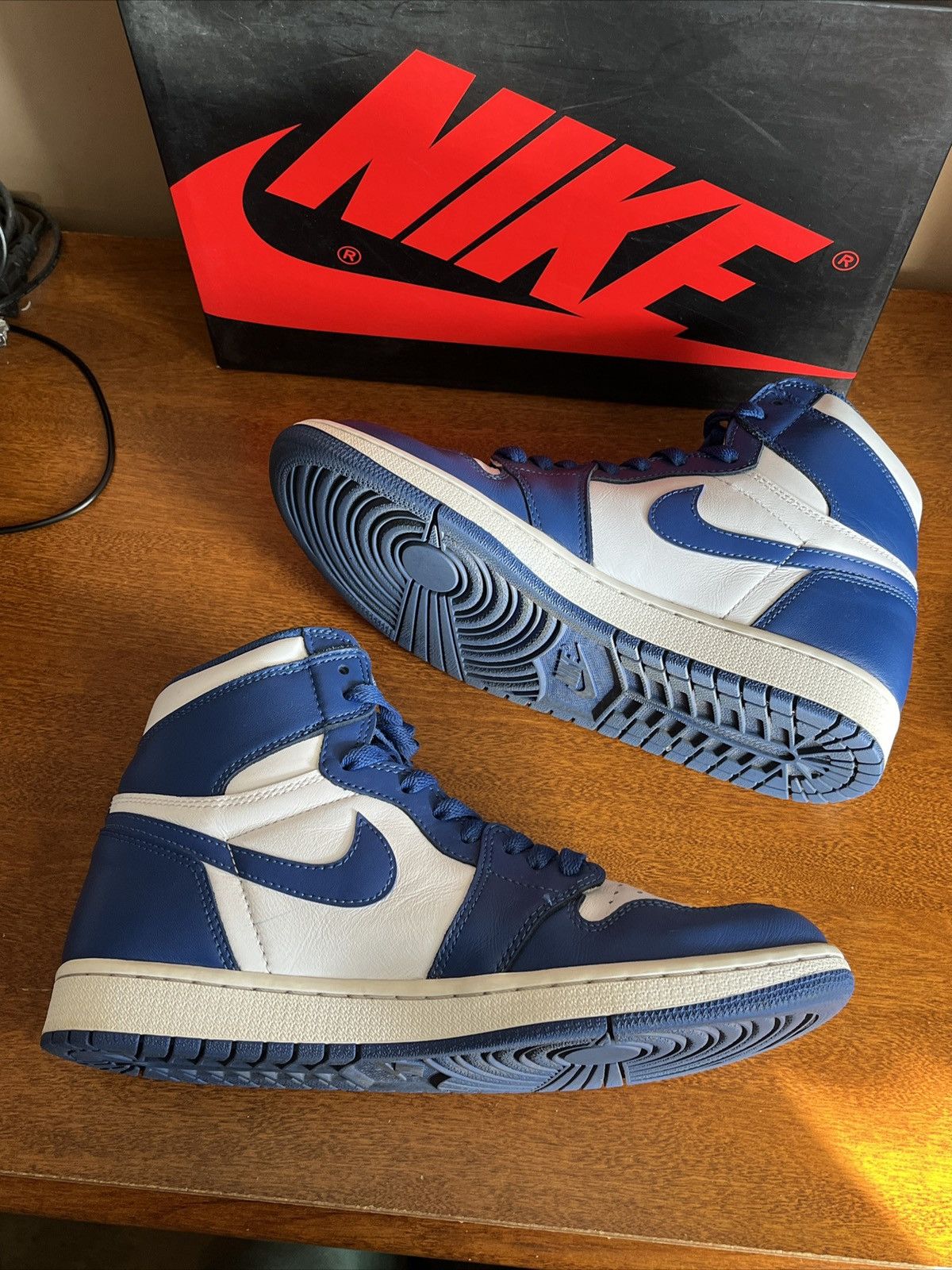 Jordan Brand × Nike Jordan 1 storm blue 2016 Size US 9 / EU 42 - 5 Thumbnail