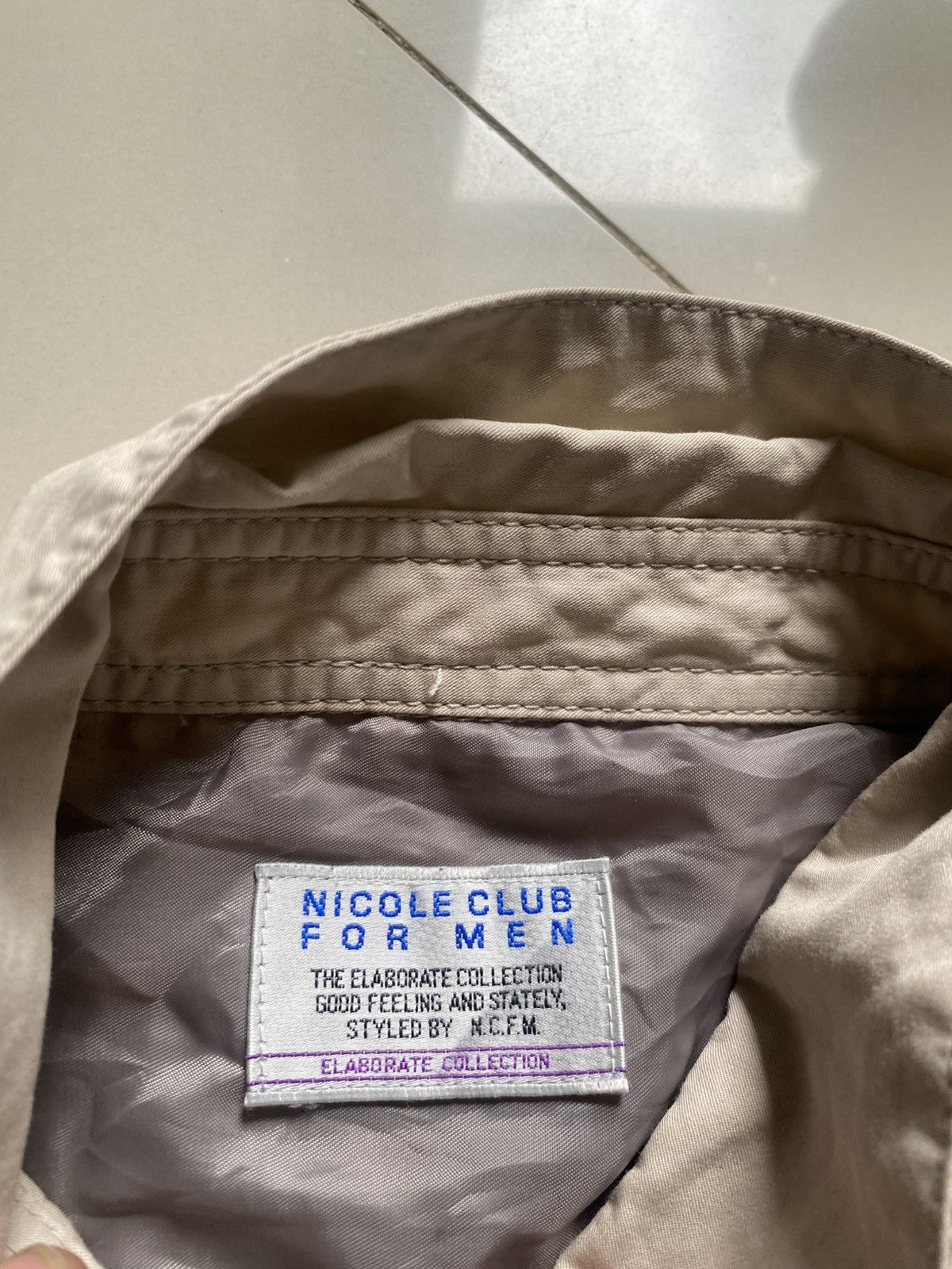 Nicole Club Nicole club for men cotton x linen 2-way zip Size US M / EU 48-50 / 2 - 5 Thumbnail