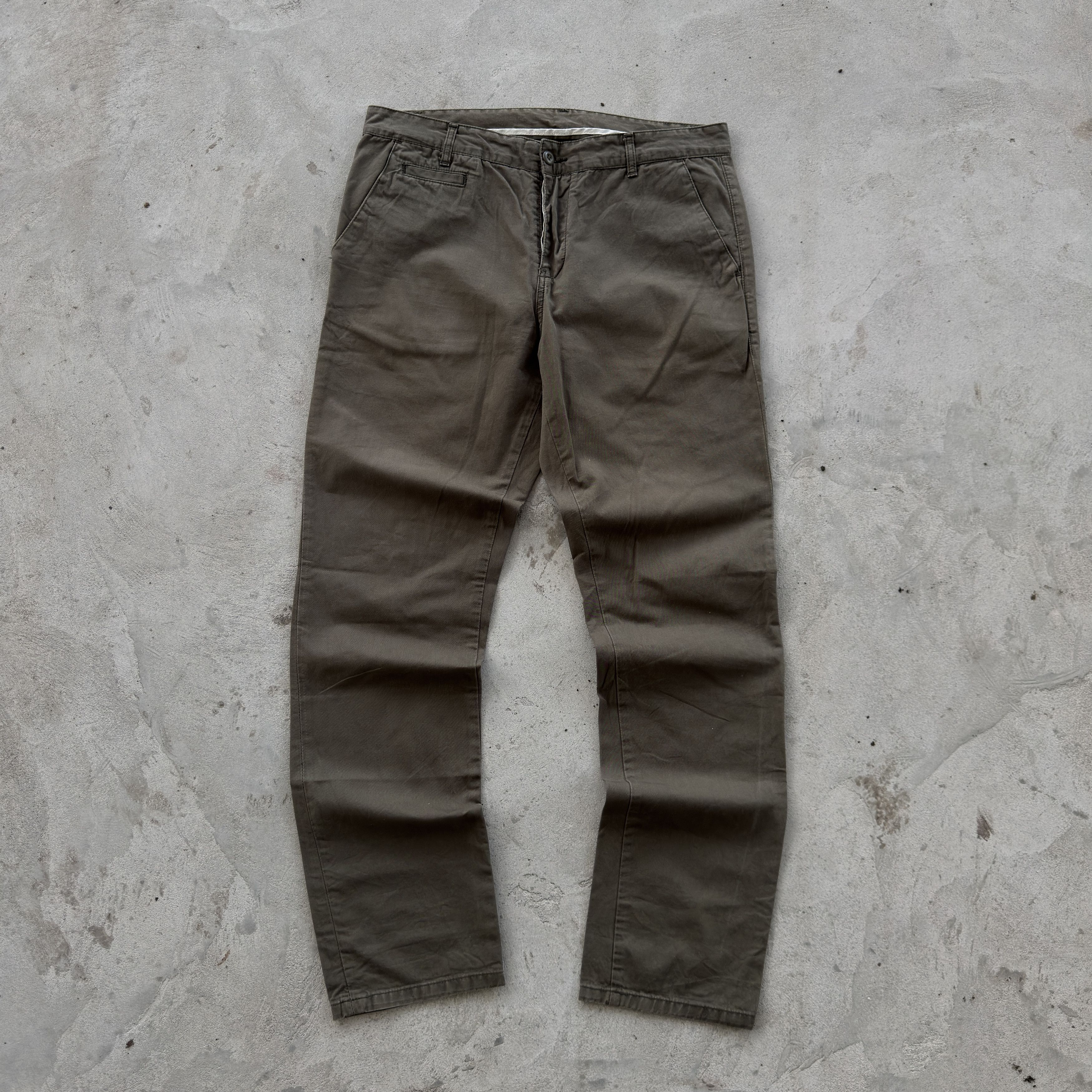 Carhartt Carhartt WIP Cane Pant Green Cotton Trousers Chino 34x32 Size US 34 / EU 50 - 2 Thumbnail