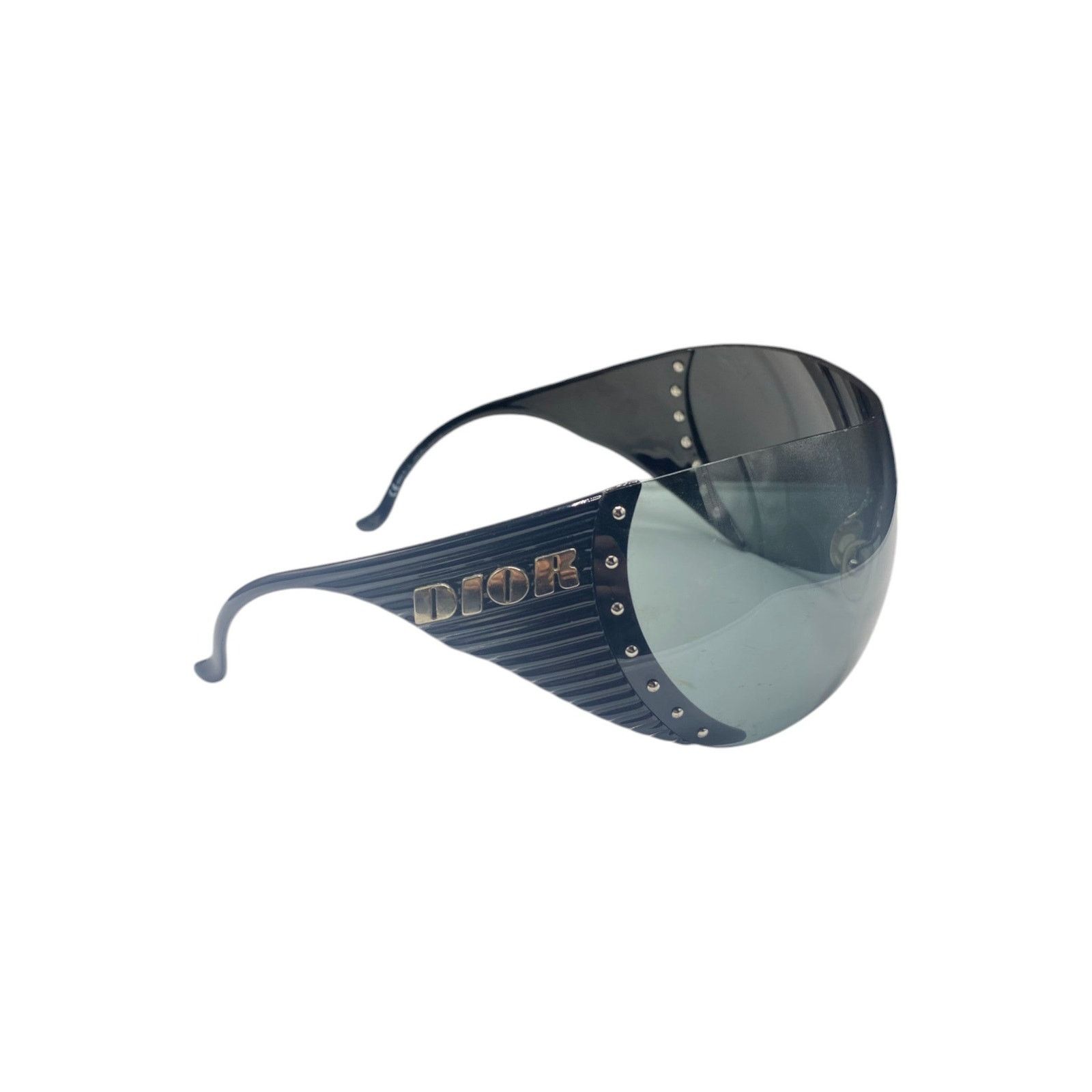 Dior Bike Black Oversized Rimless Sunglasses Size ONE SIZE - 5 Thumbnail