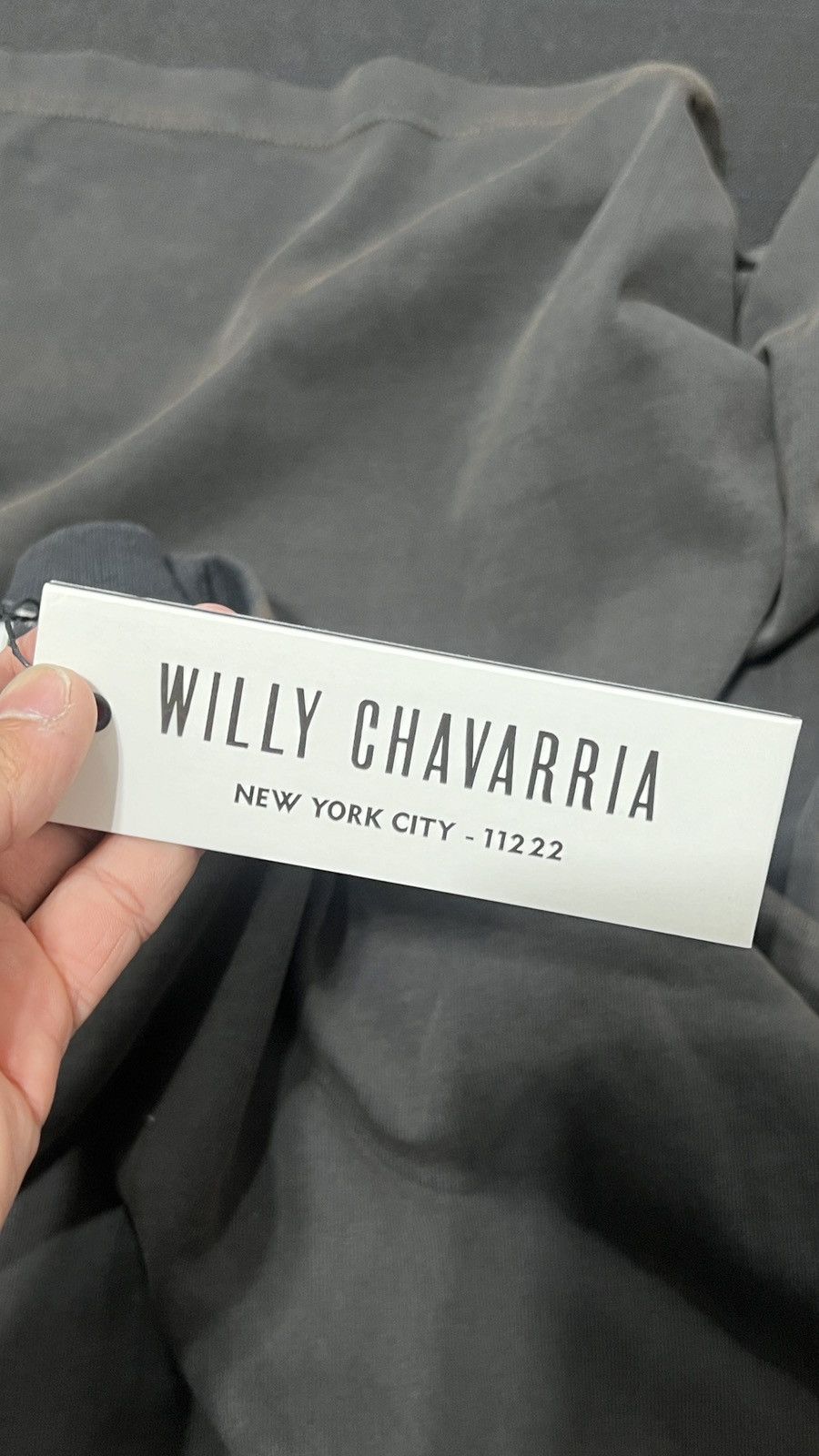 Willy Chavarria Willy Chavarría L/S Vintage Black Tee Size US M / EU 48-50 / 2 - 8 Thumbnail
