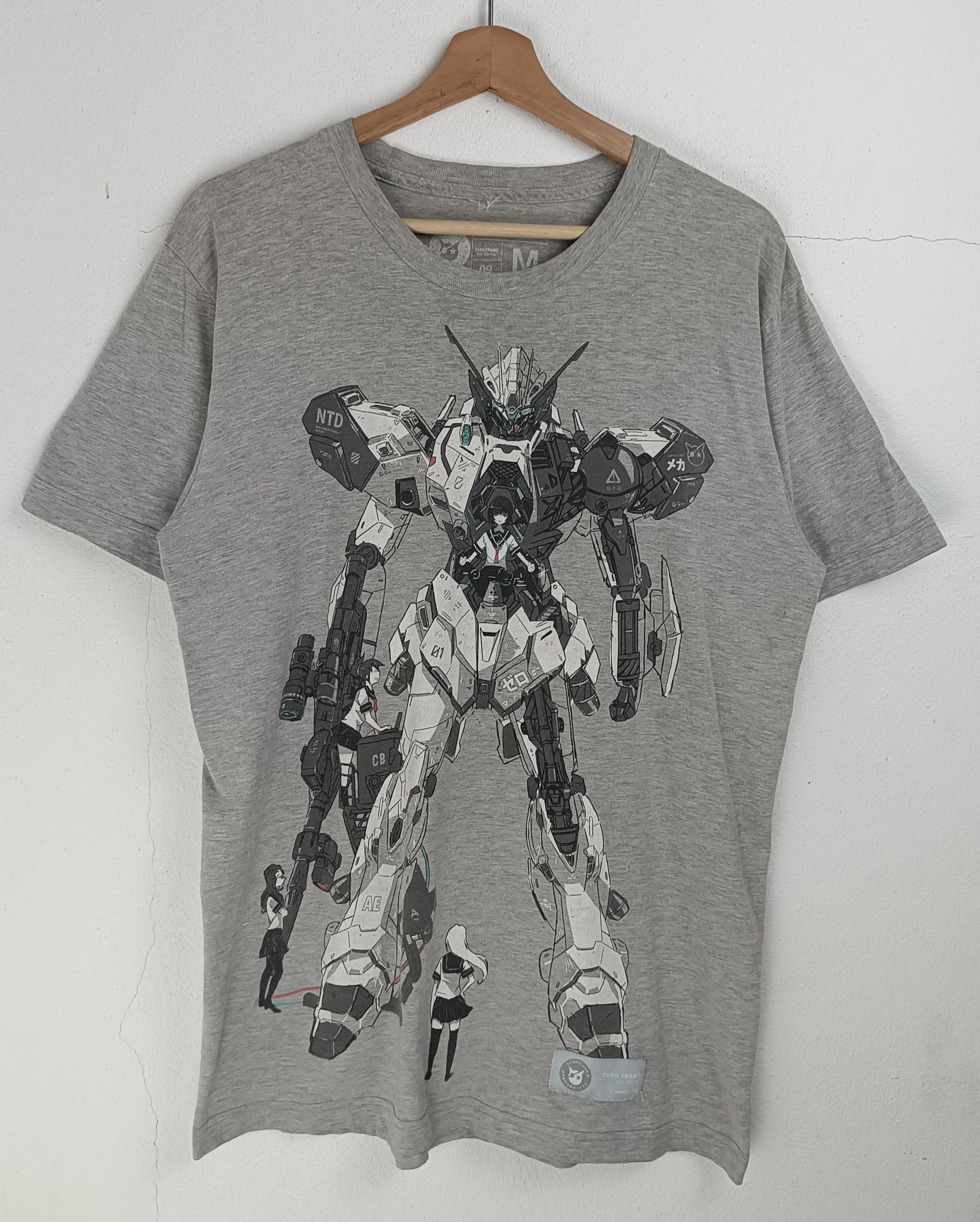 Vintage VINTAGE ZERO FRAME GUNDAM ROBOT TEE MECHA EVANGELION Size US M / EU 48-50 / 2 - 3 Thumbnail