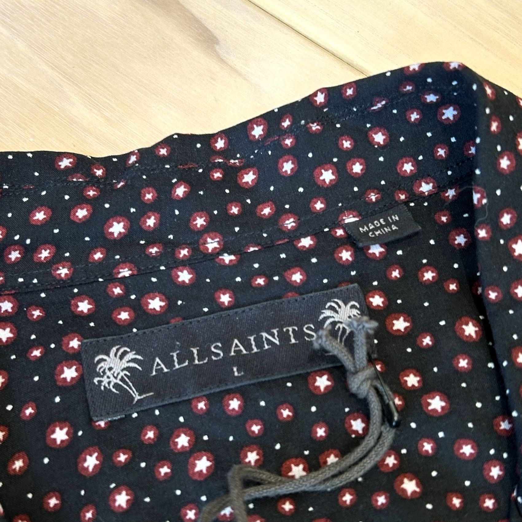 Allsaints VINTAGE AllSaints Stellar Button-Up Shirt Long Sleeve Mens Large Size US L / EU 52-54 / 3 - 5 Thumbnail