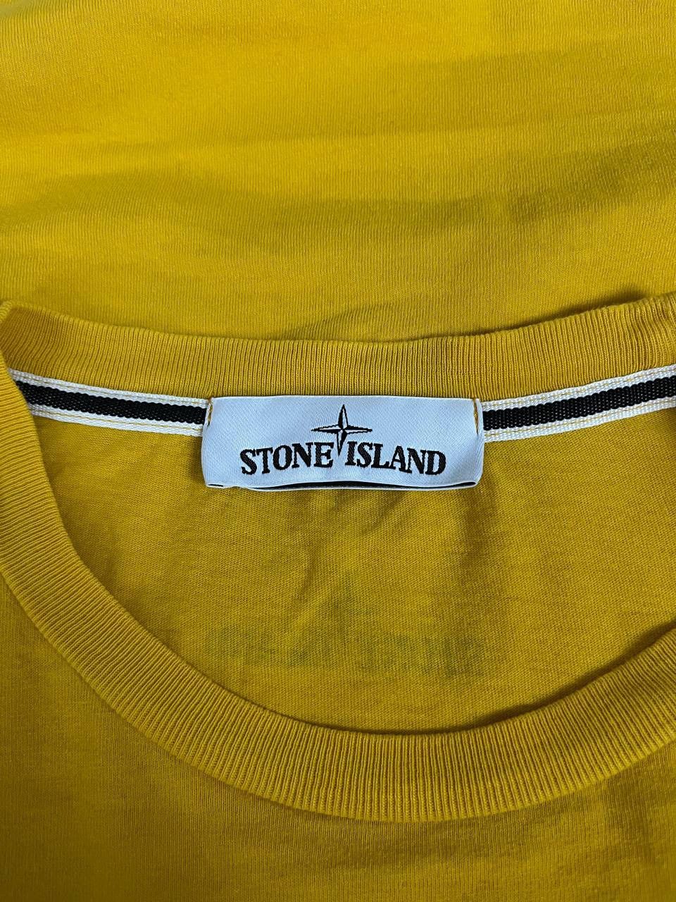 Stone Island Stone Island Tee T Shirt Yellow Size US S / EU 44-46 / 1 - 10 Thumbnail