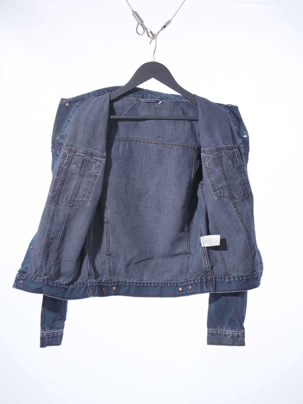 Nudie Jeans Nudie Jeans Terry Dusty Blue Black Denim Jacket Size US M / EU 48-50 / 2 - 8 Thumbnail