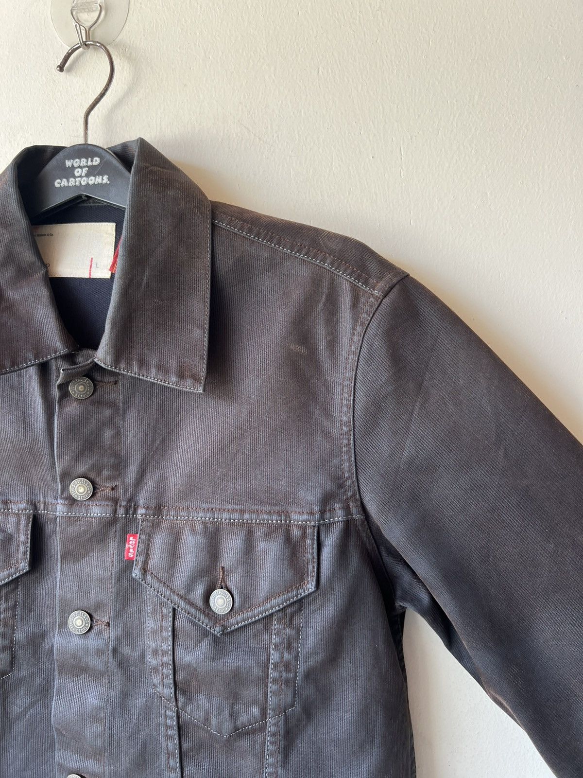 Levi's Vintage 2000s Levi’s Redloop Waxed Denim Trucker Jacket Size US L / EU 52-54 / 3 - 10 Thumbnail