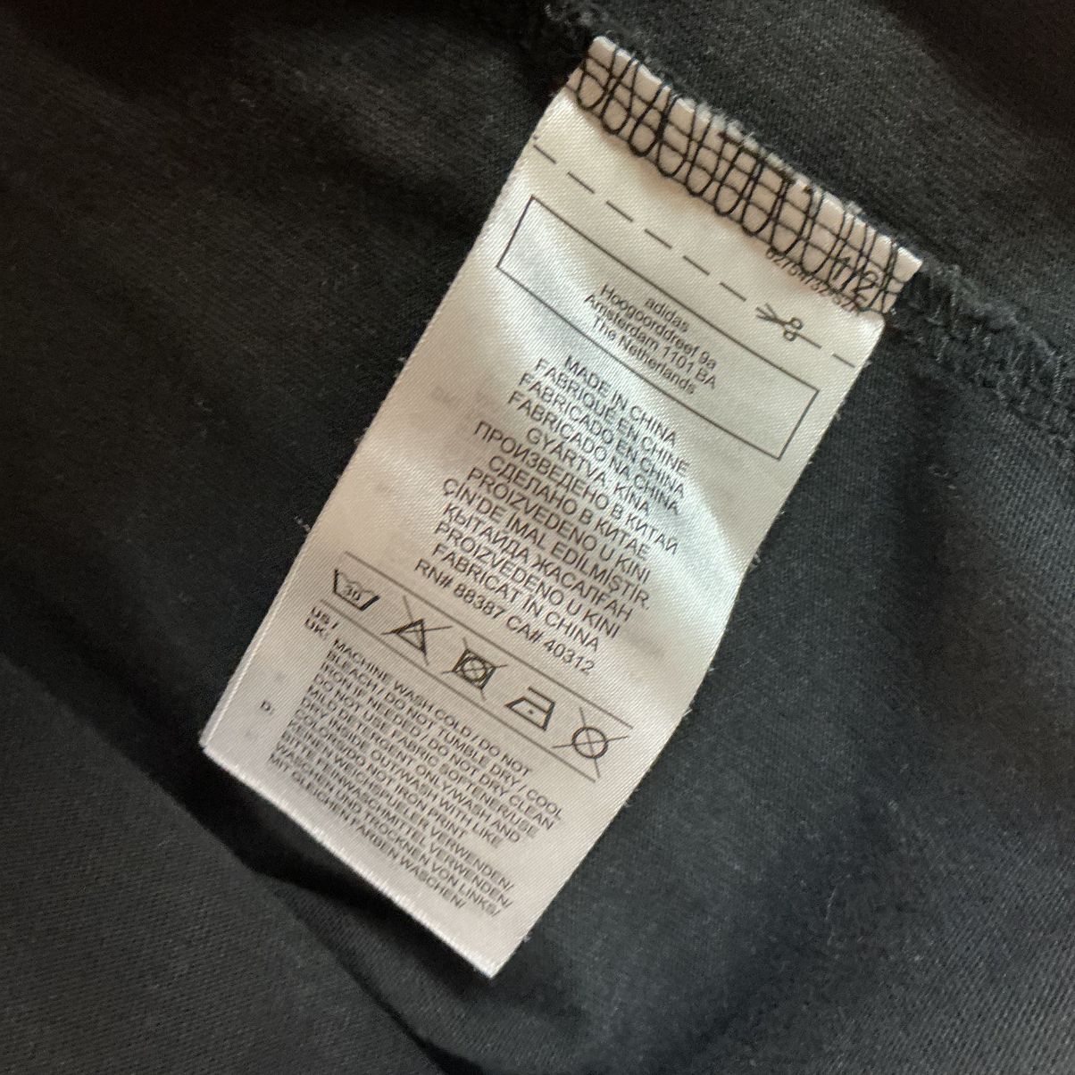Adidas Adidas Trefoil Black Tee Change Is A Team Sport Shirt S Size US S / EU 44-46 / 1 - 4 Thumbnail
