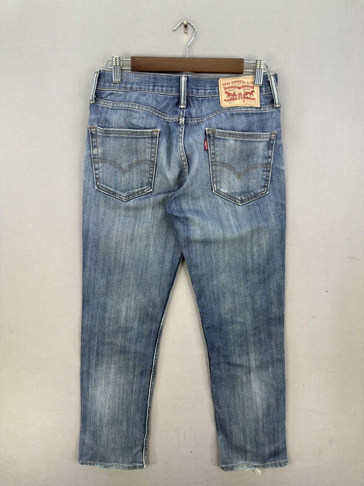 Levi's Levi’s 511 Distressed Faded Regular Fit Jeans Size US 30 / EU 46 - 5 Thumbnail