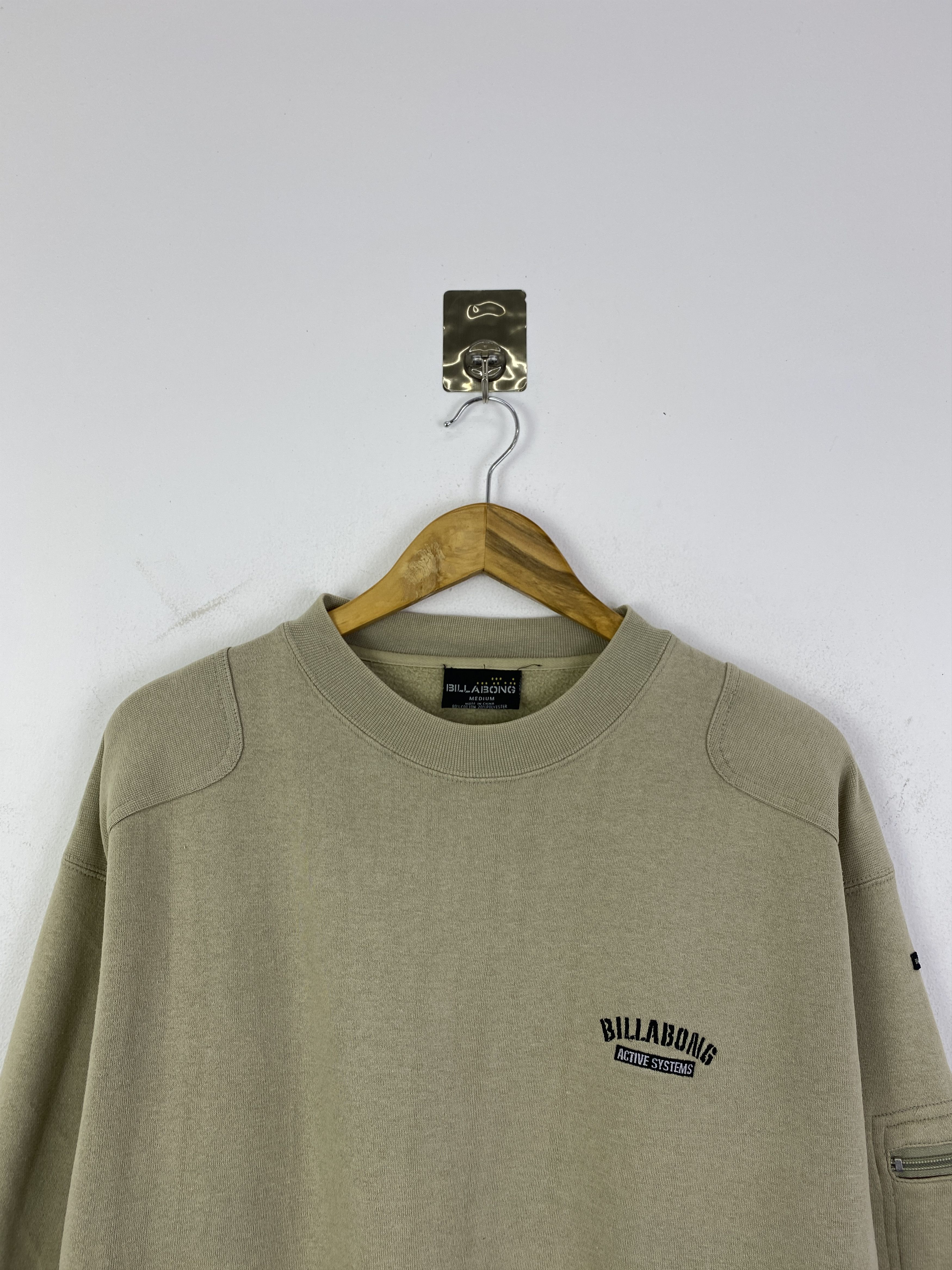 Billabong Vintage Billabong Zip Pocket On Sleeve Sweatshirt SH0168 Size US M / EU 48-50 / 2 - 10 Thumbnail