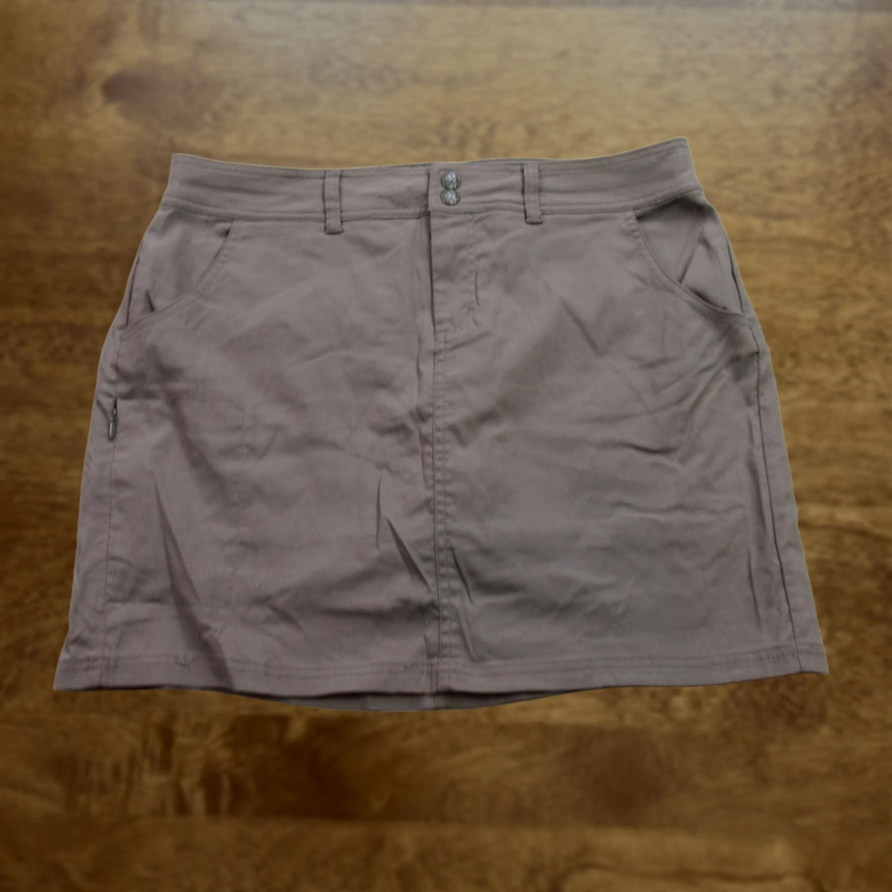 Prana prAna Skirt Womens 12 Lightweight Outdoors Pockets Casual Gray Skirt Womens 12 Lightweight Outdoors Pockets Gray Size 34" / US 12 / IT 48 - 1 Thumbnail