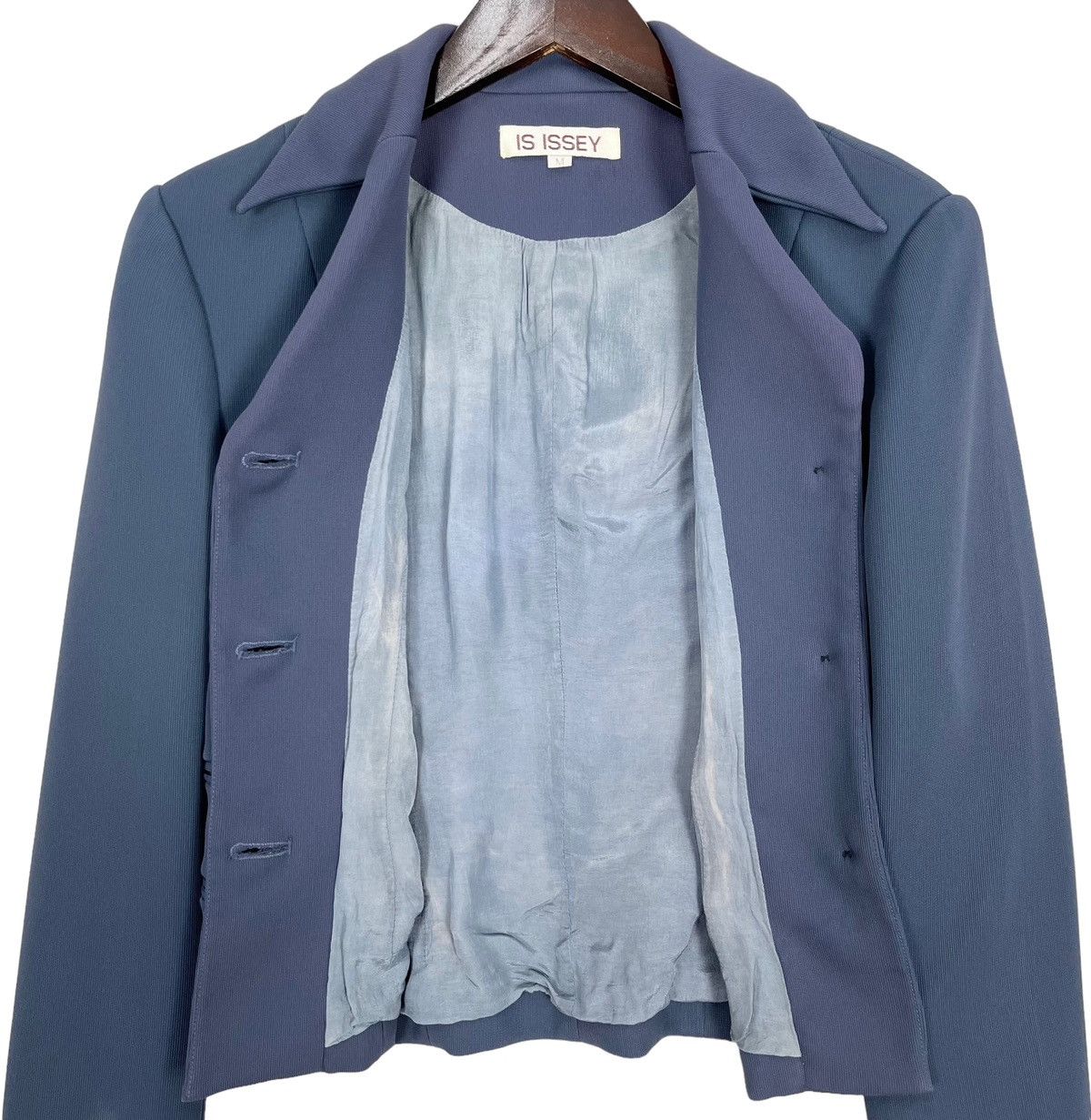 Issey Miyake × Vintage Vintage Issey Miyake Women’s Short Blazer Jacket Size M / US 6-8 / IT 42-44 - 7 Thumbnail