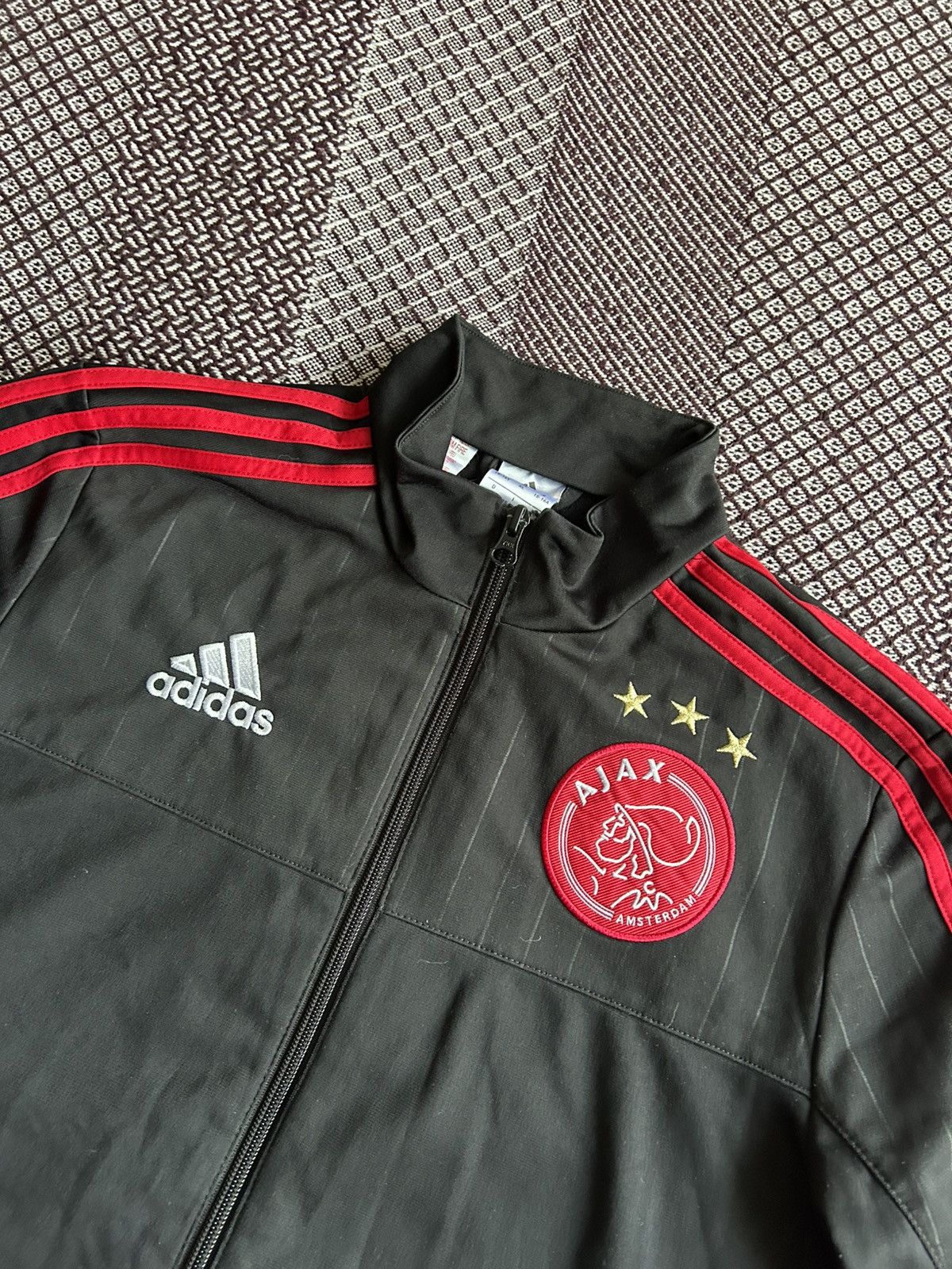 Adidas Vintage Adidas x Ajax Amsterdam Football Zip Hoodie Jacket Size US S / EU 44-46 / 1 - 6 Thumbnail