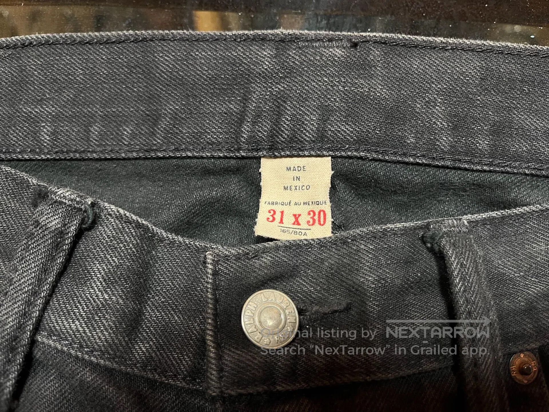 RRL Ralph Lauren RRL Black Denim Jeans by Ralph Lauren. Size US 31 - 3 Thumbnail