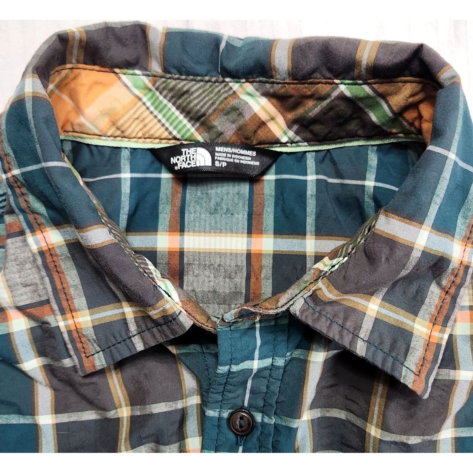 The North Face The North Face Shirt Men’s S Brown Plaid Collared Button Short Sleeve Size US S / EU 44-46 / 1 - 3 Thumbnail
