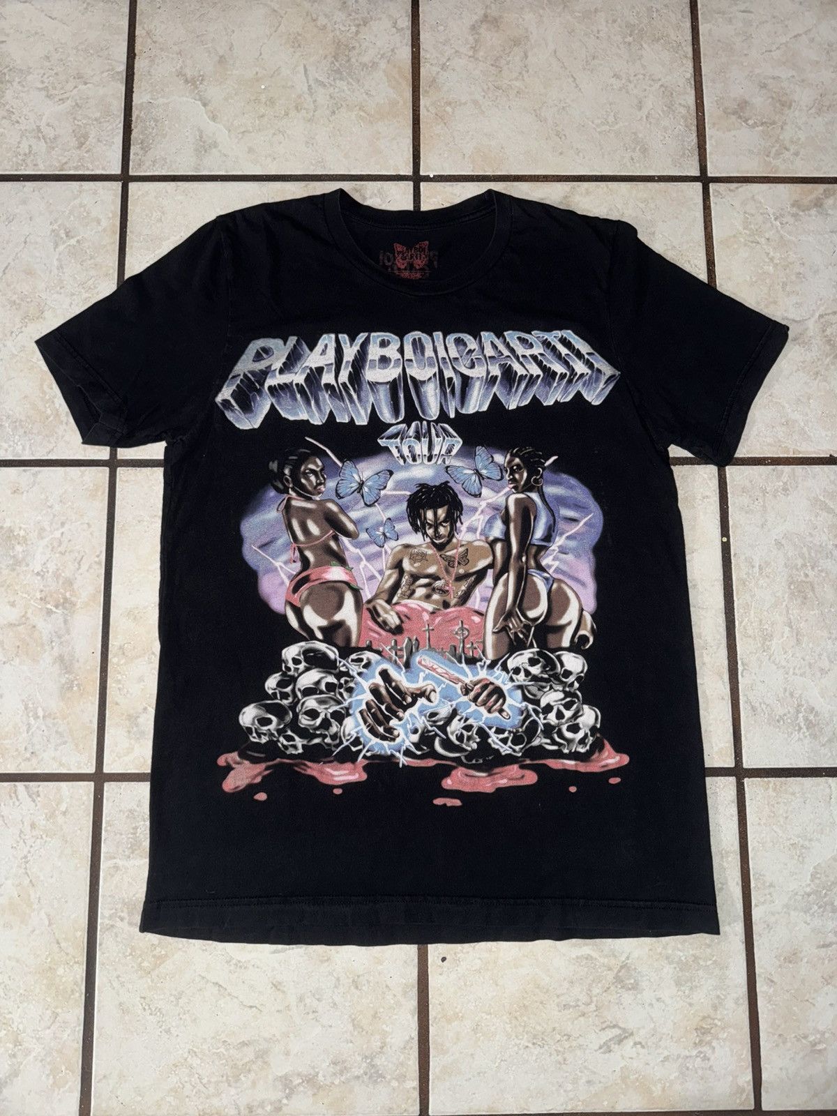 Playboi Carti Playboi carti 2017 tour die lit era t shirt Size US L / EU 52-54 / 3 - 1 Thumbnail