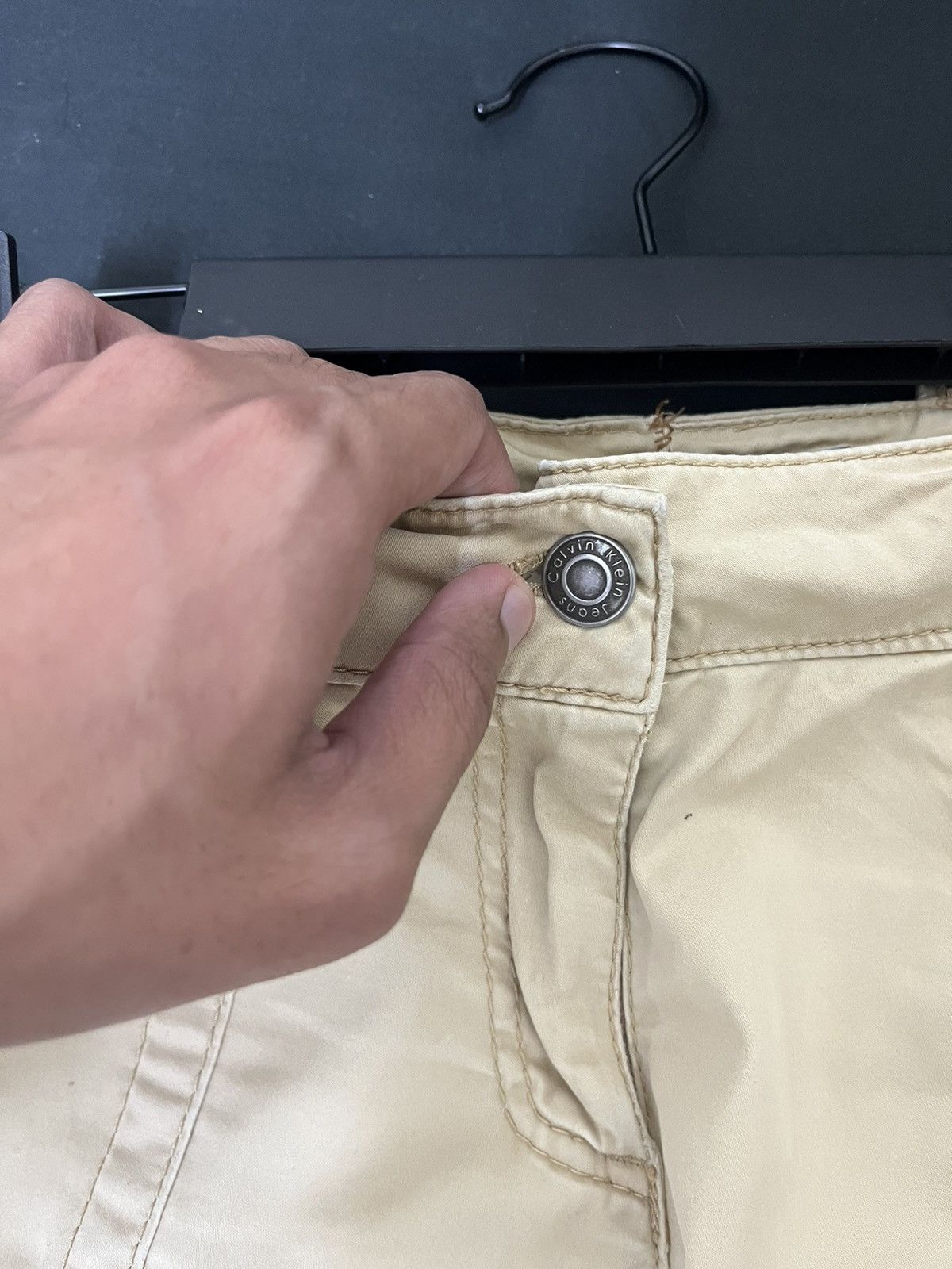 Calvin Klein × Calvin Klein 205W39NYC 31" Calvin Klein Rare Pocket Army Pants Baggy Size 31" - 8 Thumbnail