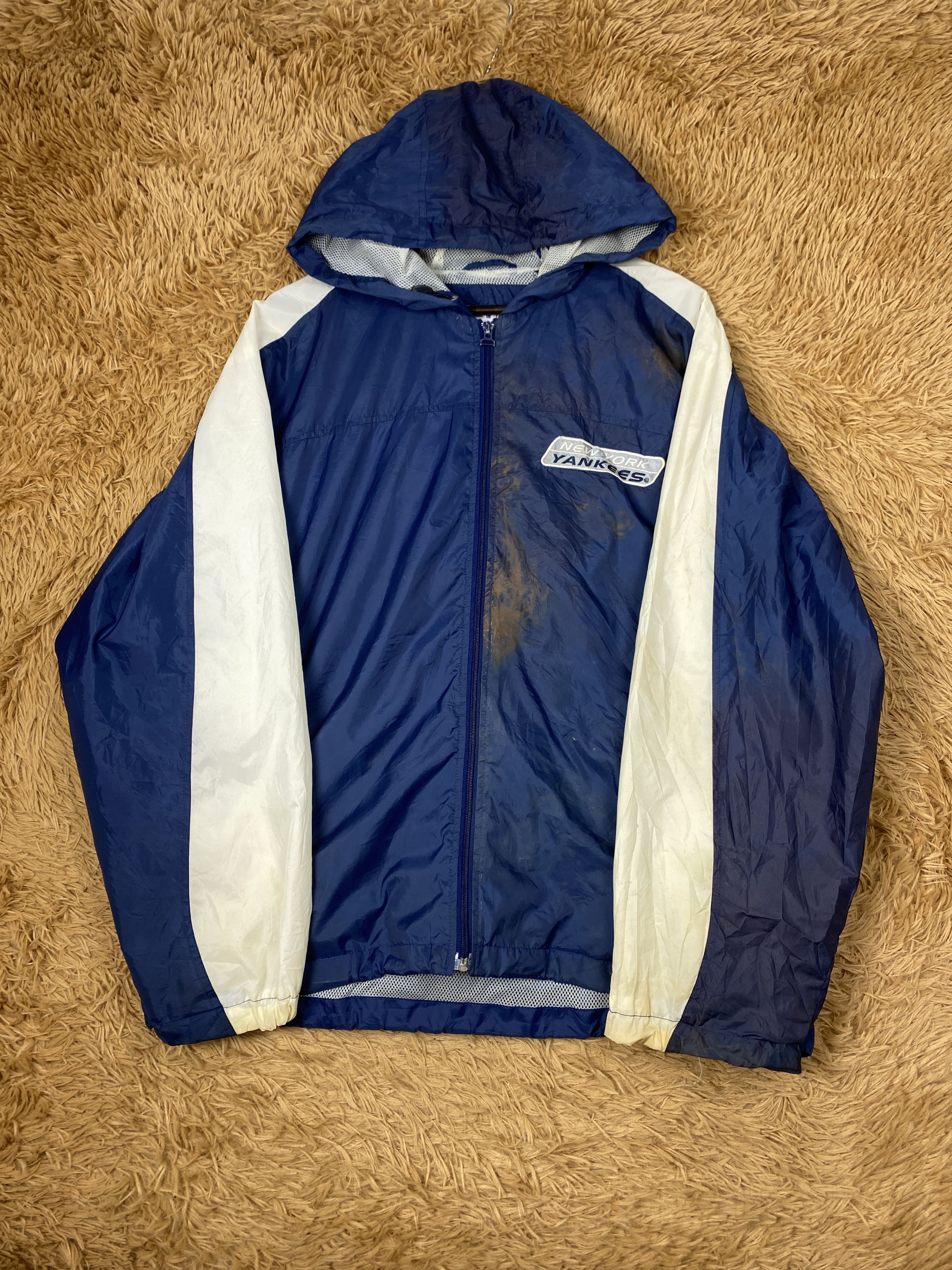 Mirage Vintage New York Yankees Mirage Windbreaker Jacket PJ2579 Size US L / EU 52-54 / 3 - 6 Thumbnail