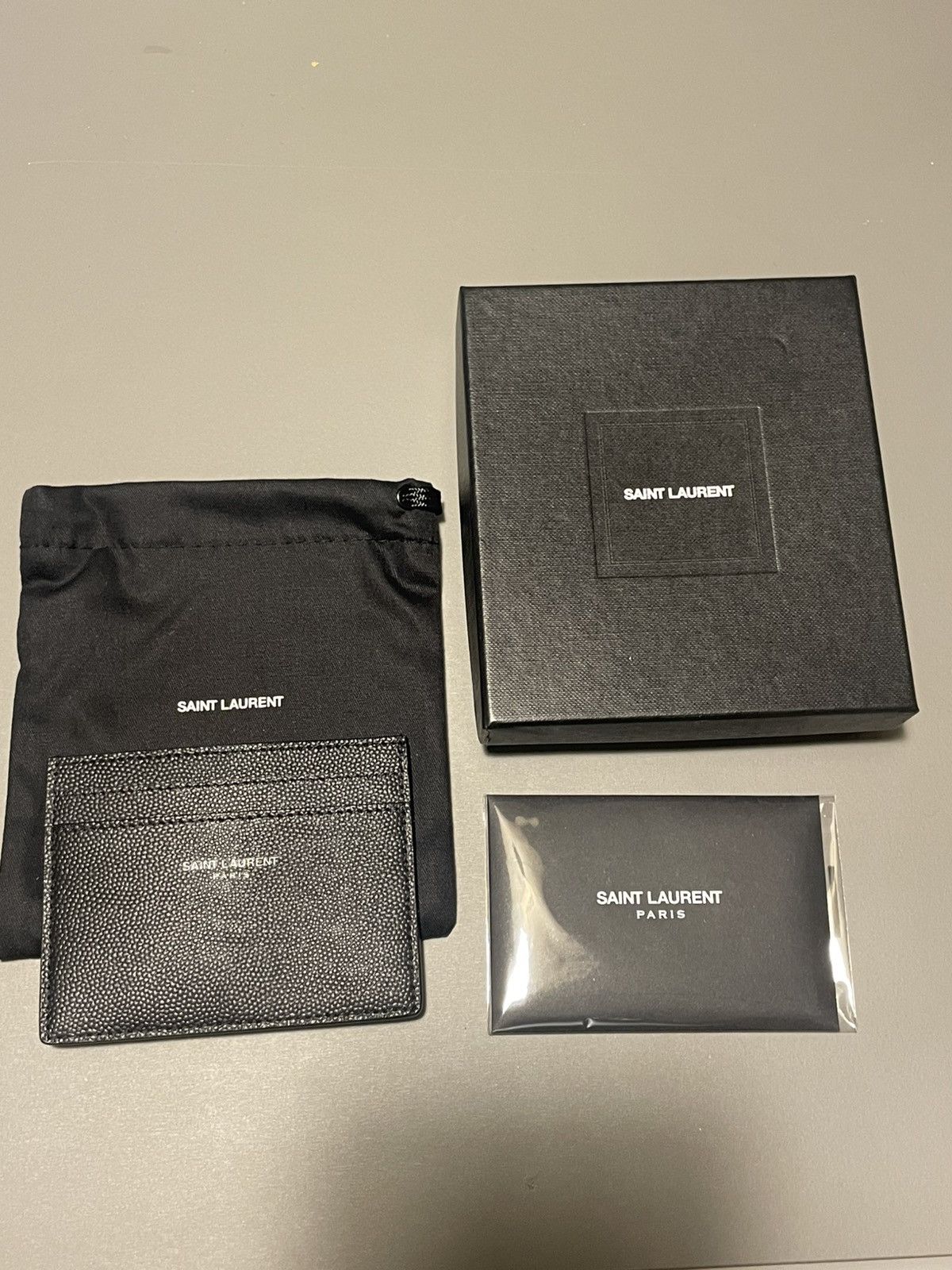 Saint Laurent Paris Saint Laurent Paris leather wallet Size ONE SIZE - 4 Thumbnail