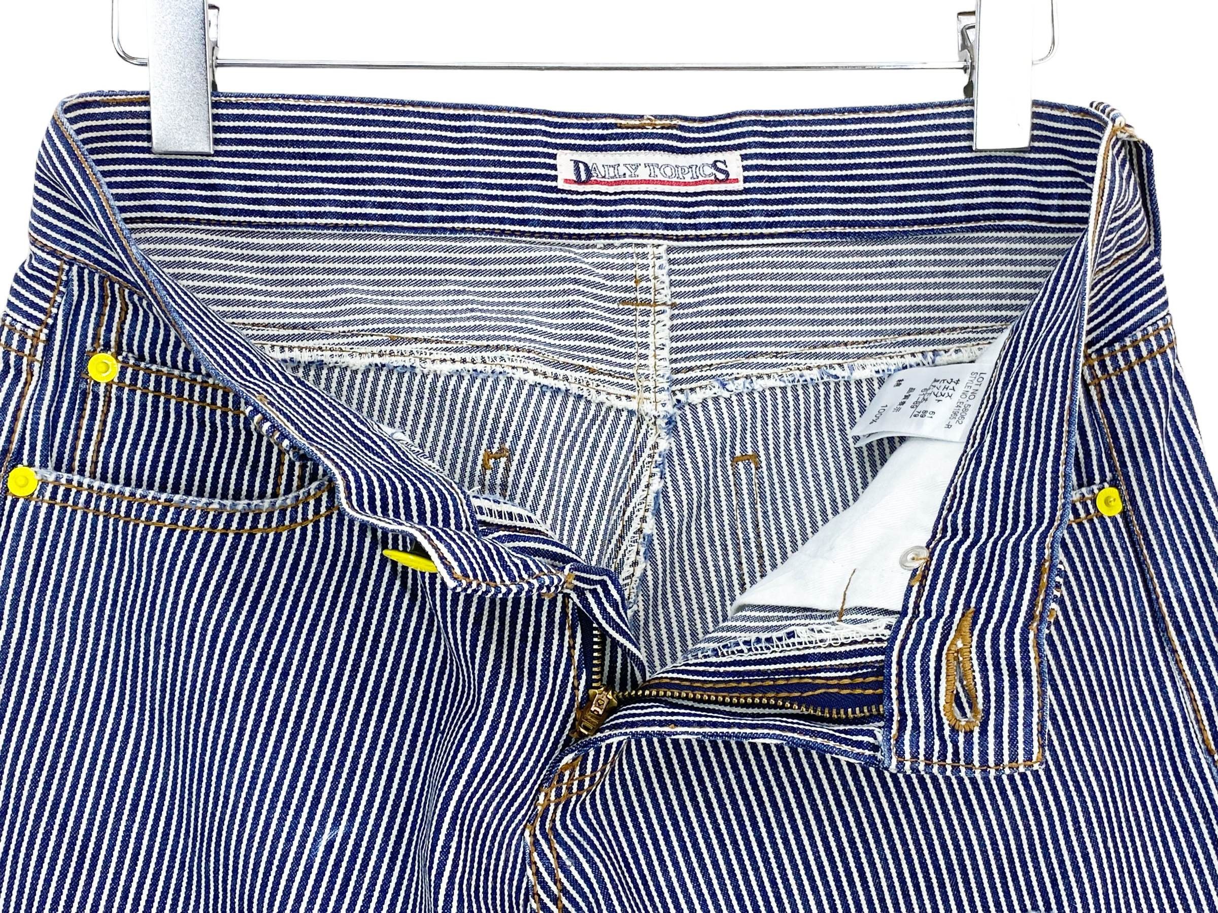 Japanese Brand DailyTropics Hickory Striped Pants Japanese Vintage Trousers Size US 29 - 10 Thumbnail
