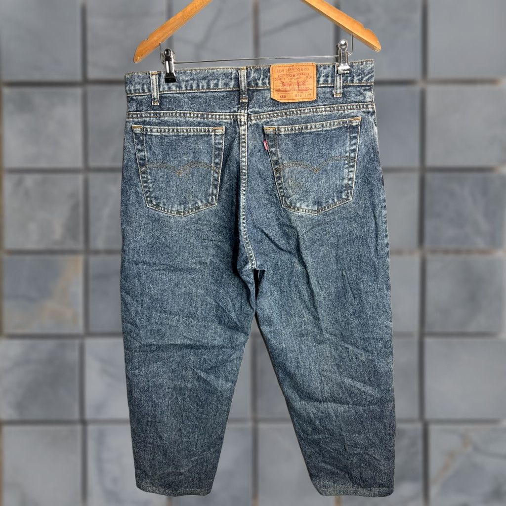 Levi's VINTAGE Levi's 550 Jeans Mens 36x29 Stone Wash 5-Pocket Denim USA Made Blue 8/10 Mens Size US 36 / EU 52 - 1 Thumbnail