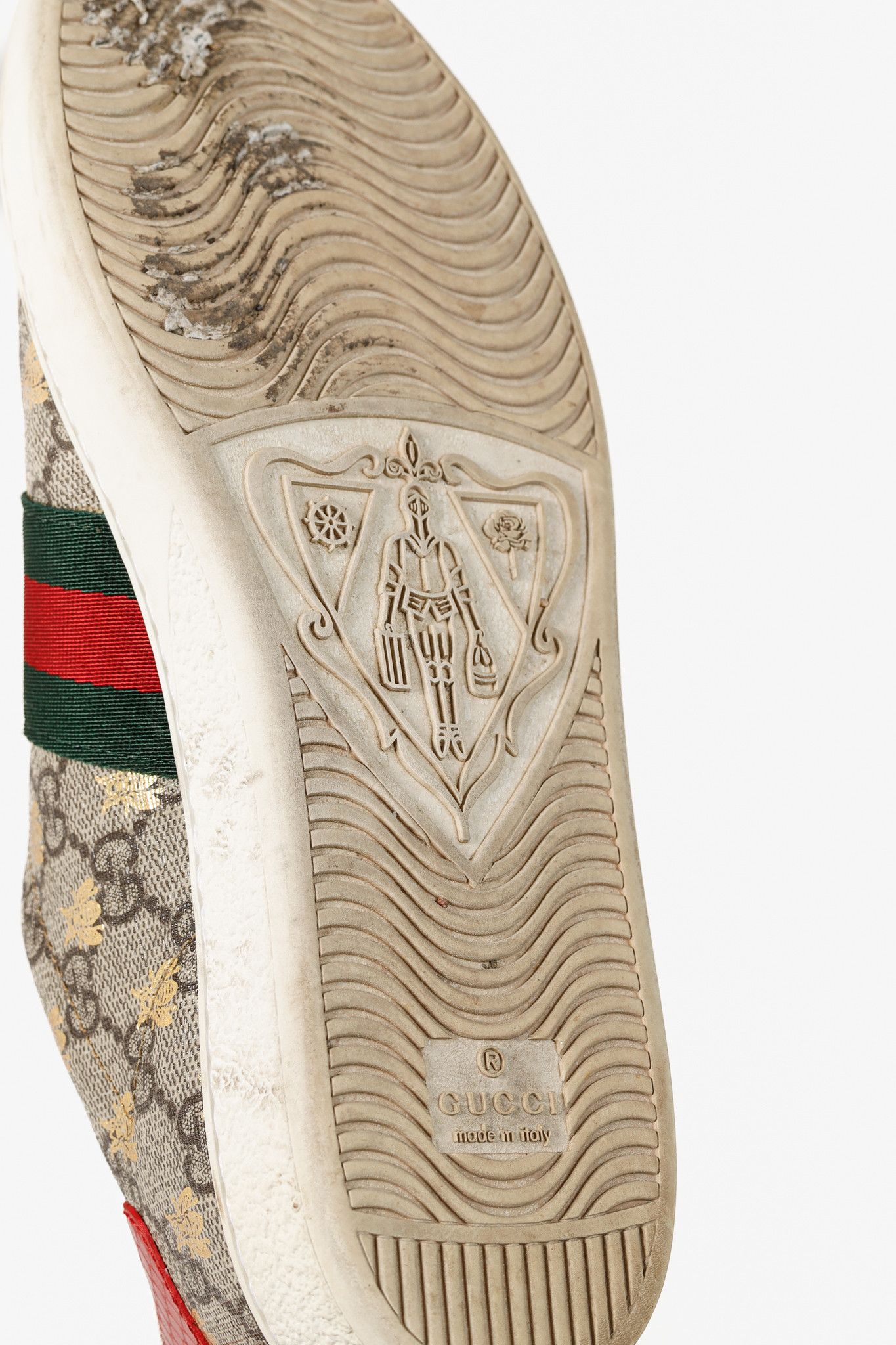 Gucci Gucci Ace GG Supreme Monogram Bee Sneakers Size US 7 / IT 37 - 5 Thumbnail