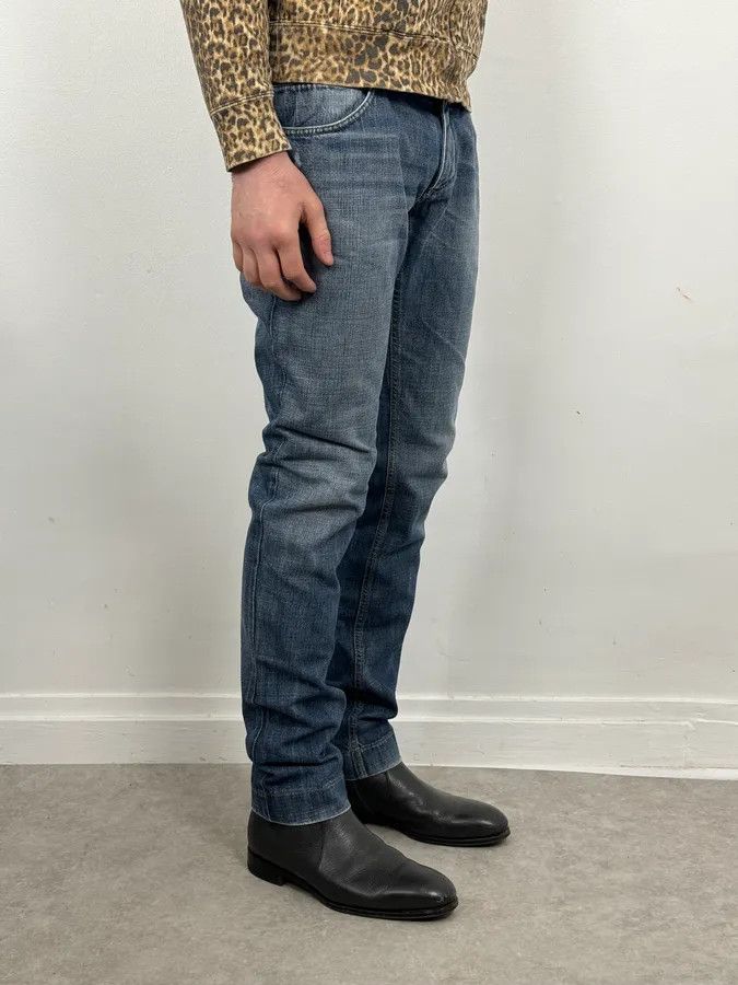Dolce & Gabbana 2000s Dolce & Gabbana Blue Slim Denim Jeans Size US 30 / EU 46 - 2 Thumbnail
