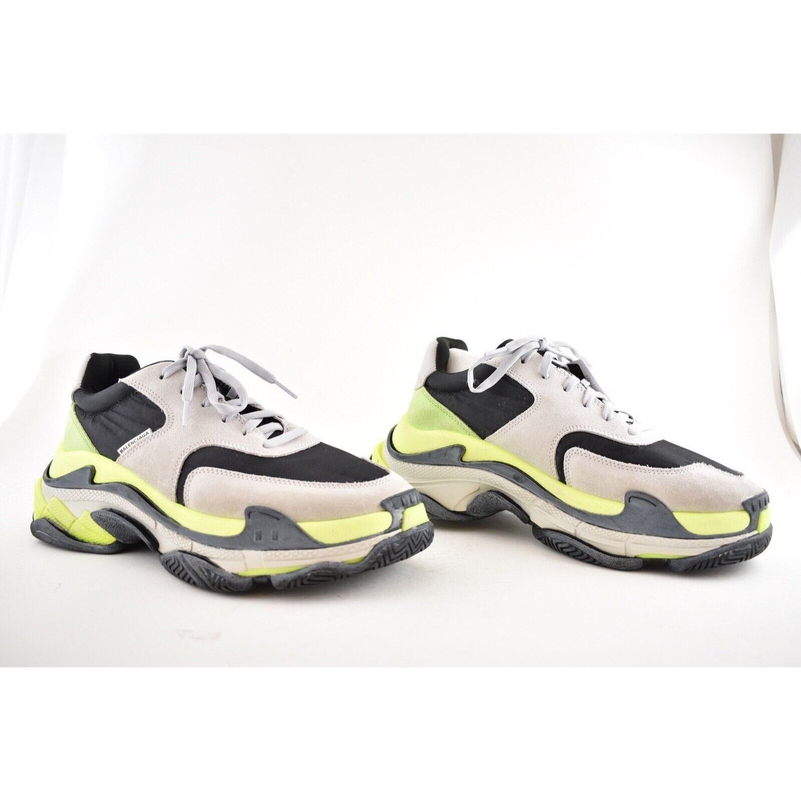 Balenciaga Balenciaga Triple S Mens V2 Black Grey Jaune Nylon Speed Size US 9 / EU 42 - 3 Thumbnail