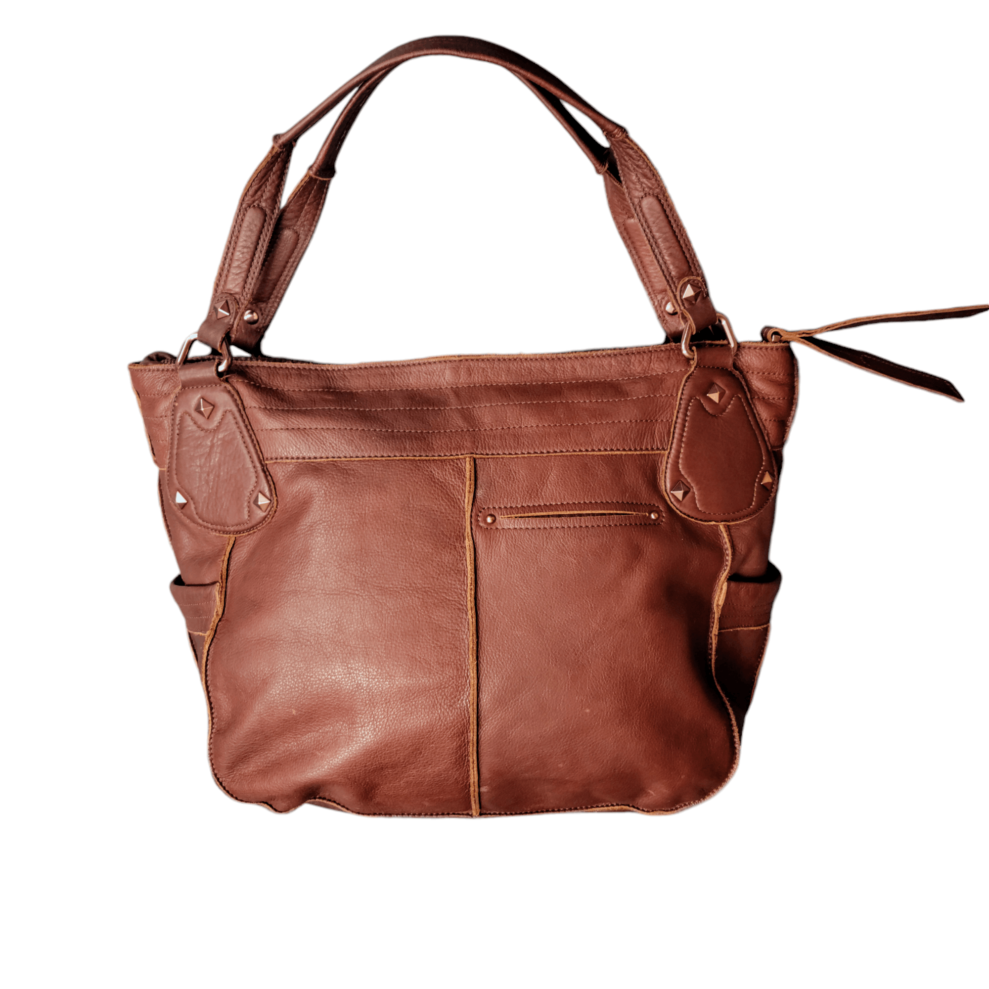 Other B Makowski Large Brown Leather Hobo Shoulder Bag Size ONE SIZE - 3 Thumbnail
