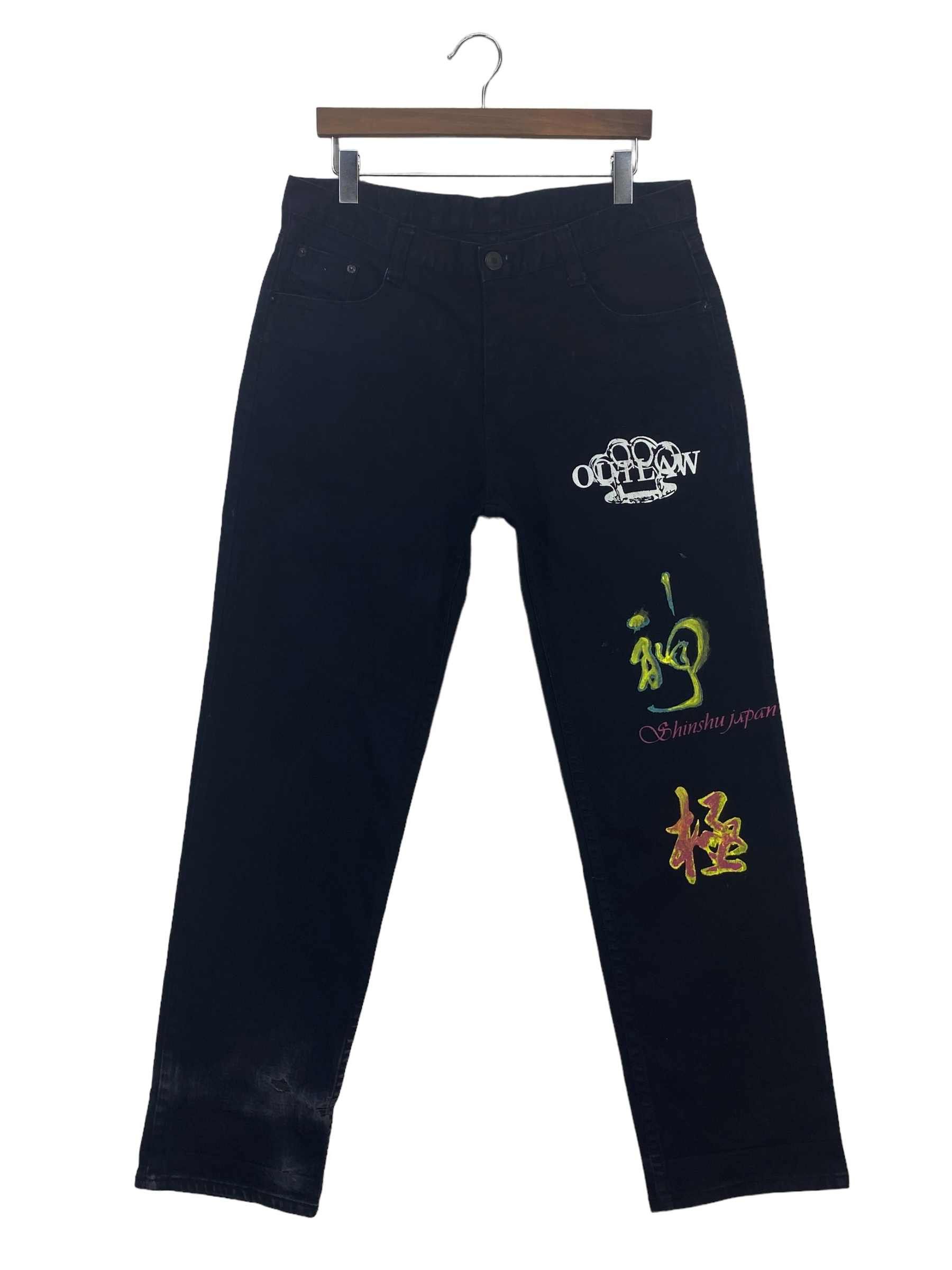 Japanese Brand La Soul USA Denim Vintage Baggy Loose Hip Hop Jeans Size US 34 / EU 50 - 2 Thumbnail