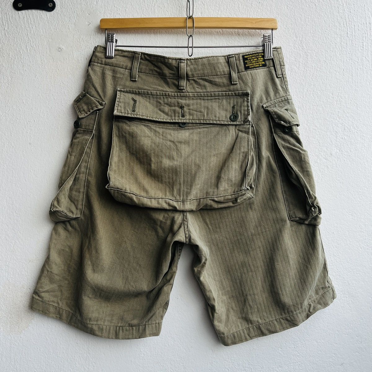 Schott × Travis Scott Faded Olive Green Schott Utilitu Military Pants Size US 30 / EU 46 - 1 Thumbnail