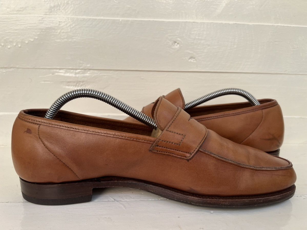 Crockett & Jones Crockett & Jones SELSEY Brown Leather Penny Loafers Shoes Size US 9 / EU 42 - 9 Thumbnail