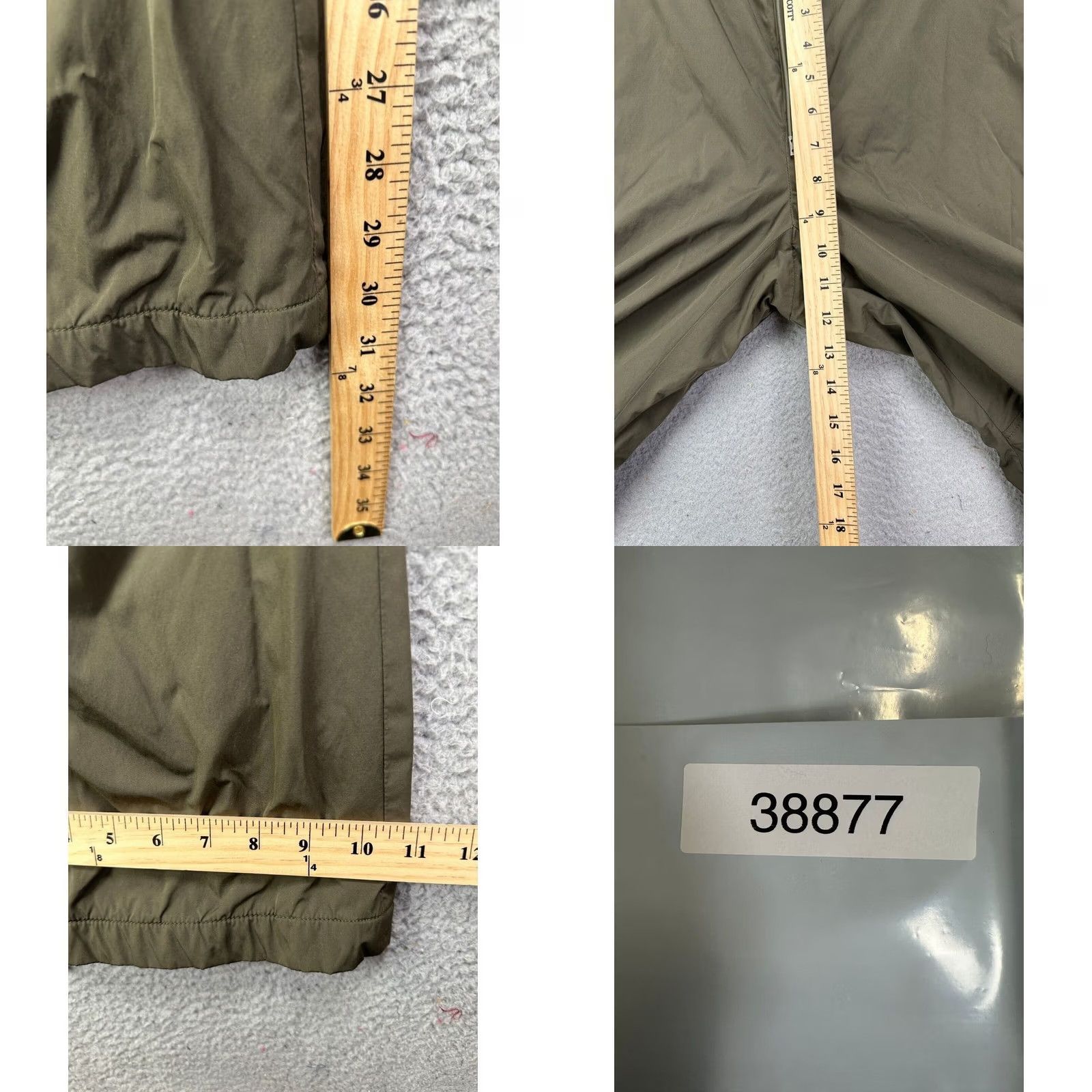 Banana Republic Banana Republic Snow Pants Womens 12 Green Lined Mid-Rise Drawstring Pockets Elastic Waist Outdoor Ski Hiking Wide-Leg Softshell Mens Womens Girls Size 34" / US 12 / IT 48 - 8 Thumbnail