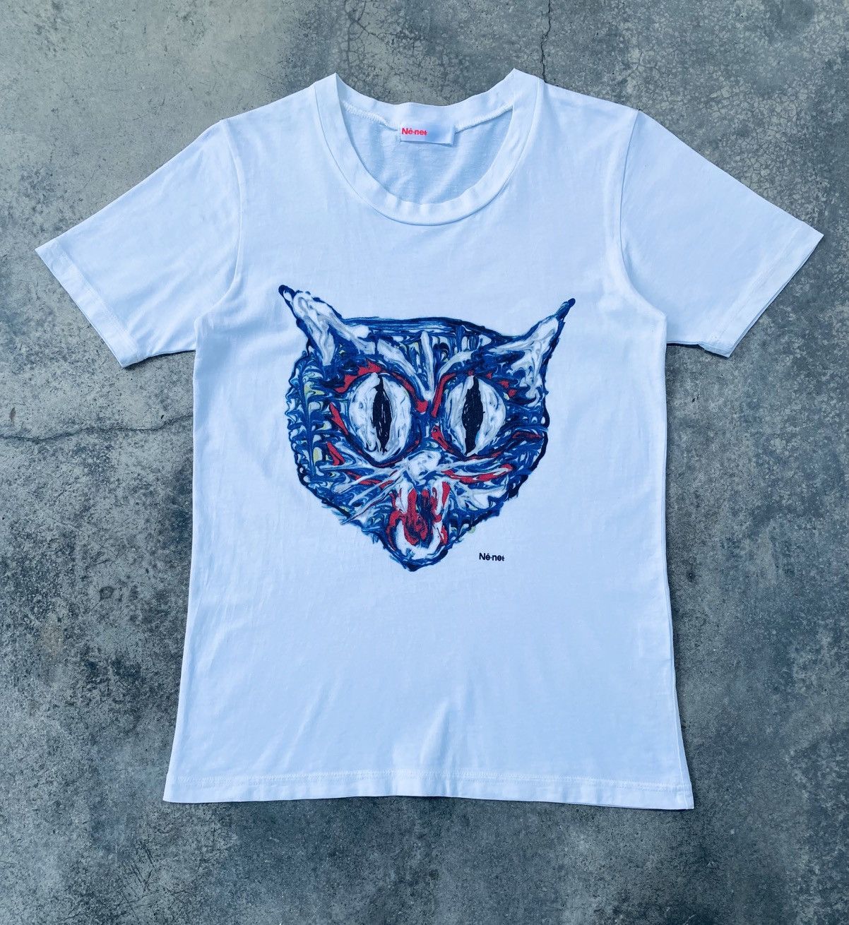 Ne-Net Vintage Ne-Net Devil Cat Tees Size M / US 6-8 / IT 42-44 - 1 Thumbnail