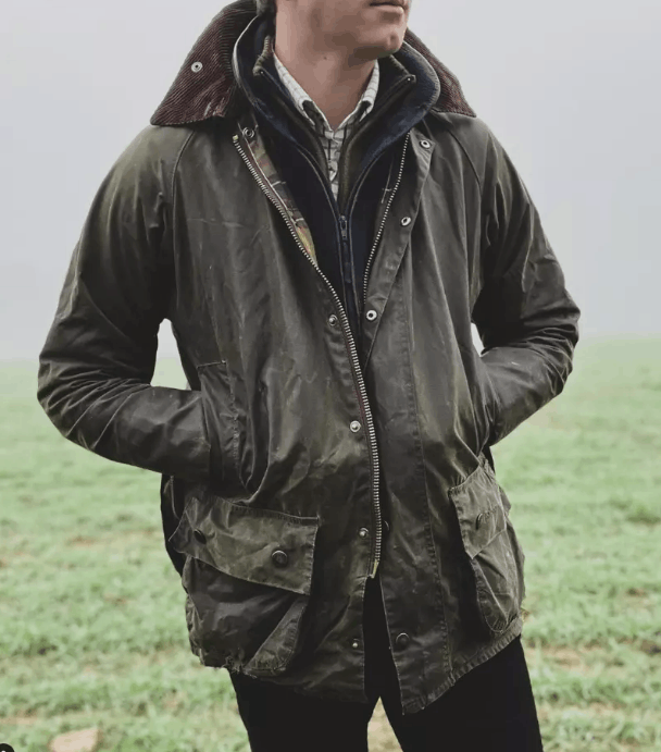 Barbour size 34 ~ U.K. Made - Barbour Beaufort Wax Jacket MSRP$495 Size US XXS / EU 40 - 4 Thumbnail