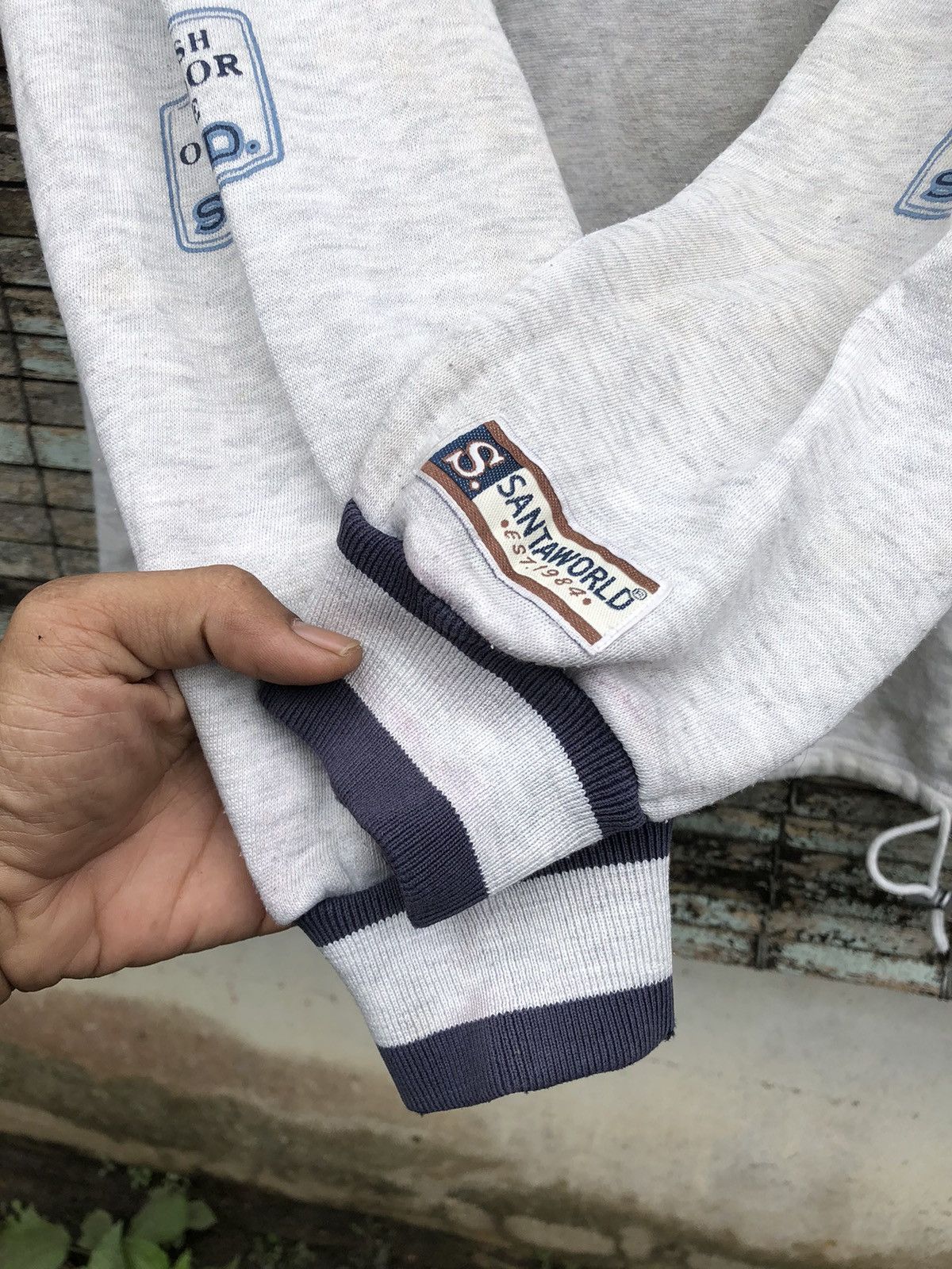 Vintage Vtg 80s Santaworld Swedish Outdoor Style Crewneck Sweatshirt Size US L / EU 52-54 / 3 - 8 Thumbnail