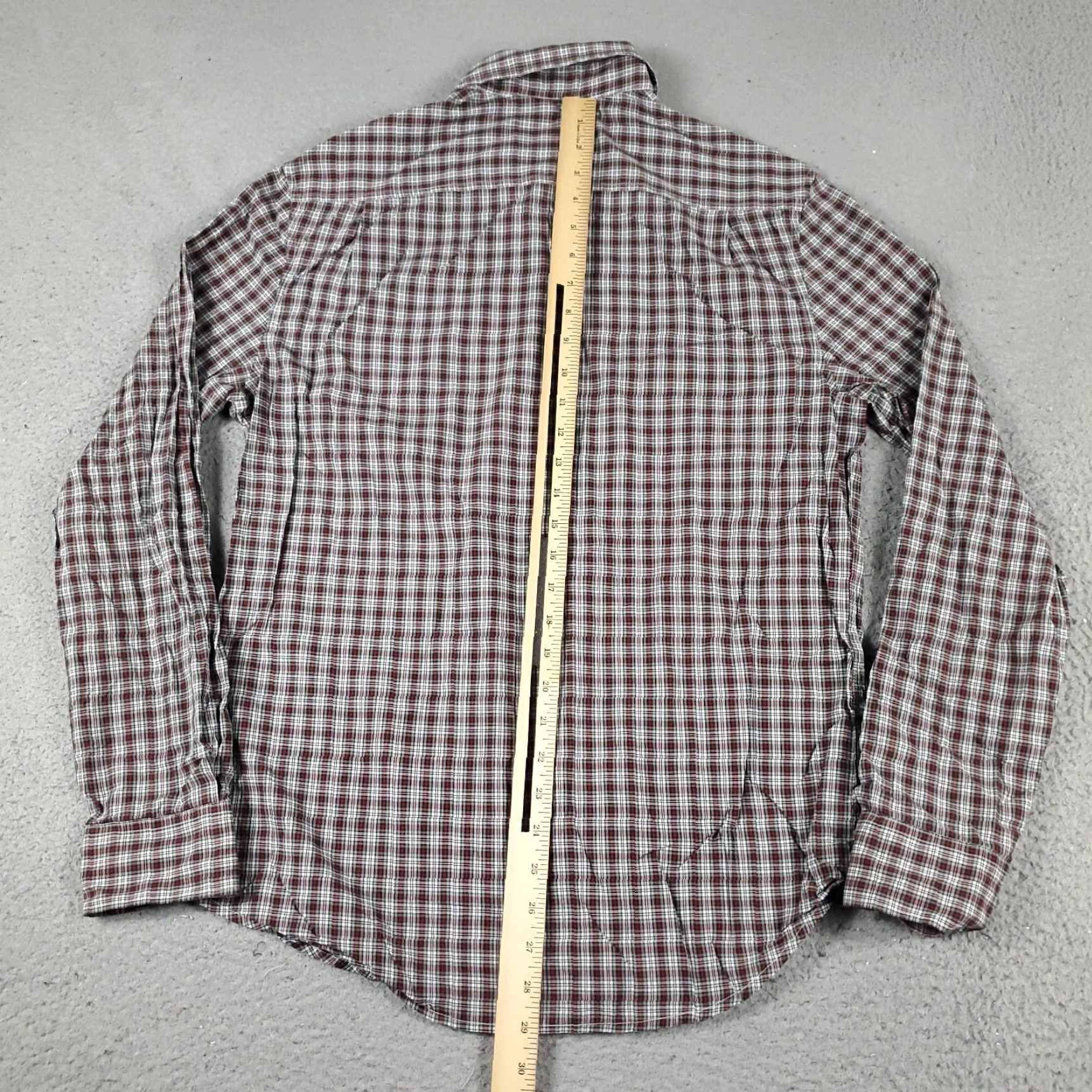 Original Penguin Original Penguin Plaid Button-Up Shirt Mens Medium Red Long Sleeve Size US M / EU 48-50 / 2 - 4 Thumbnail
