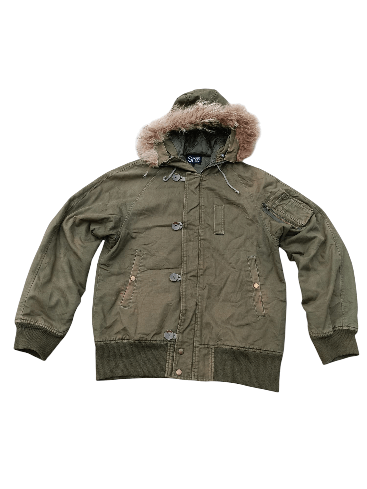 Japanese Brand Fur Hoodie Shape Shifter By Freaks Store FR002 Size US L / EU 52-54 / 3 - 1 Thumbnail