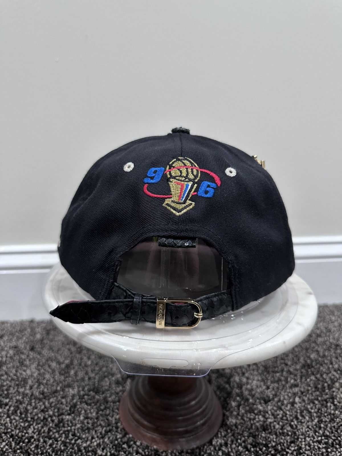 Just Don × Mitchell & Ness × Rsvp Gallery Just Don x Mitchell & Ness NBA Chicago Bulls ‘96 Black Hat Size ONE SIZE - 3 Thumbnail