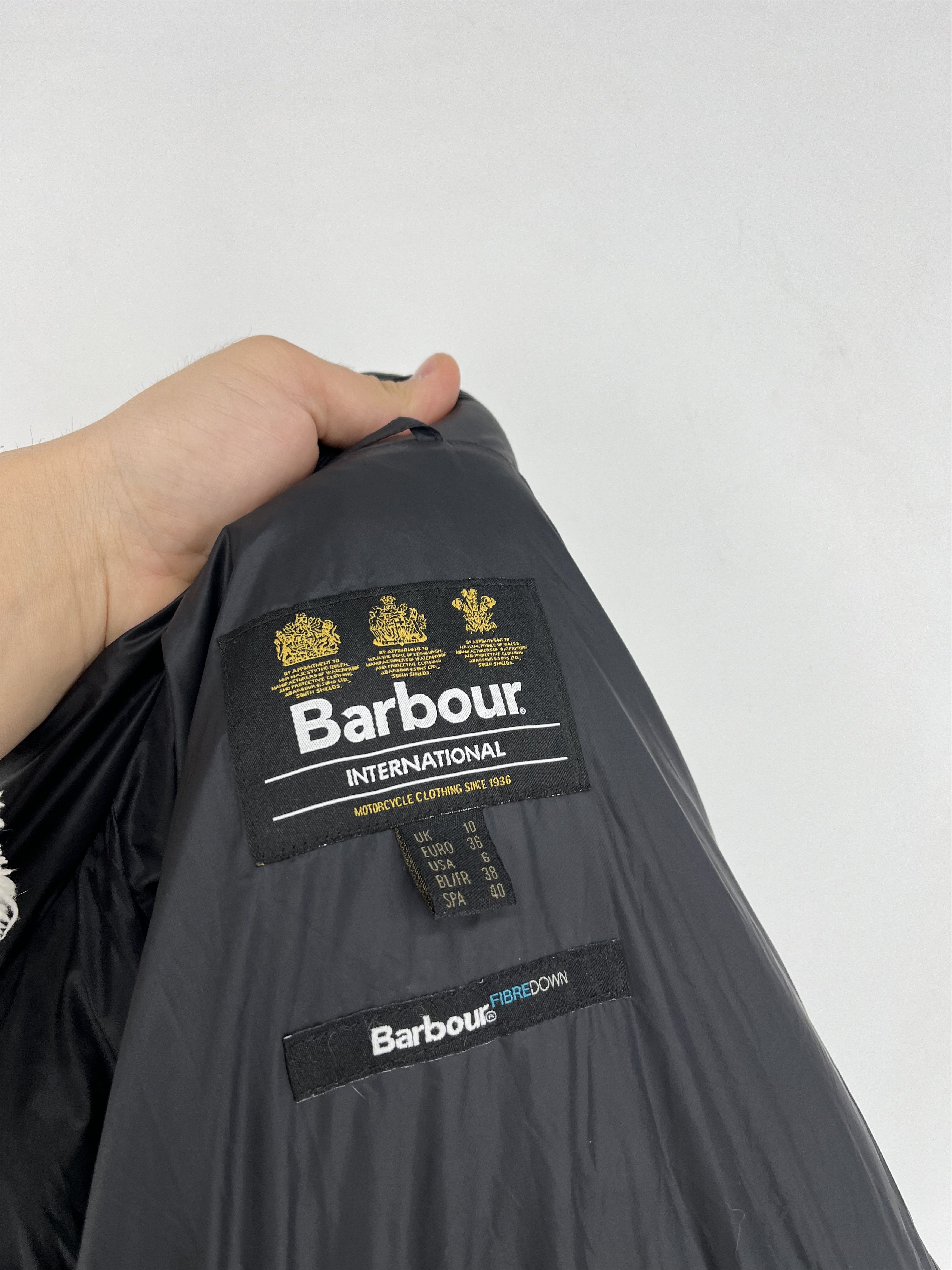 Barbour Barbour International Women's Turbo Quilt Jacket - Black Size M / US 6-8 / IT 42-44 - 9 Thumbnail