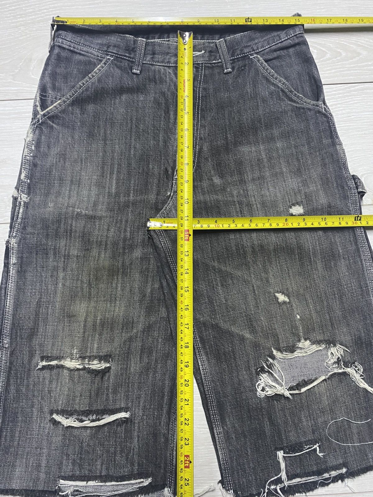 Carhartt Carhatt Cropped Cargo Pants Denim Size US 30 / EU 46 - 13 Thumbnail