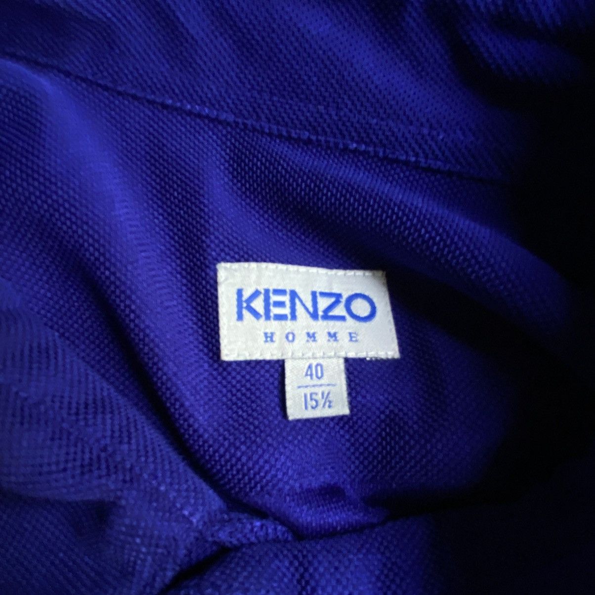 Kenzo Kenzo Blue Stretchy Soft Long Sleeve Shirt Size US XXS / EU 40 - 9 Thumbnail