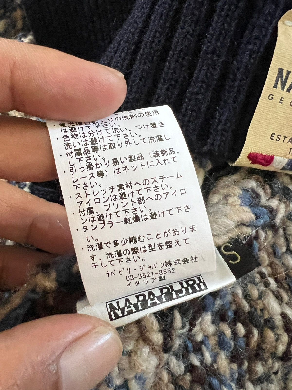 Napapijri Napapijri Geographic Knit Sweater Size US S / EU 44-46 / 1 - 13 Thumbnail