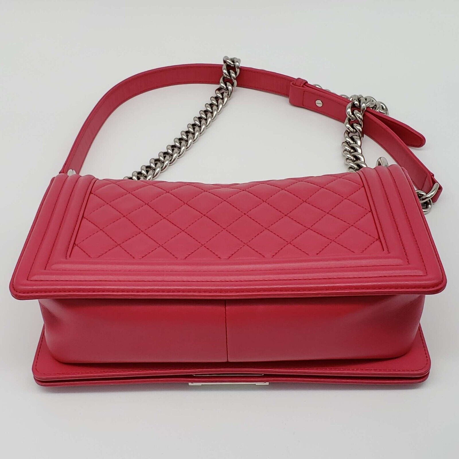 Chanel Authentic CHANEL Boy Leather Shoulder Bag 2550-080524 Size ONE SIZE - 15 Thumbnail
