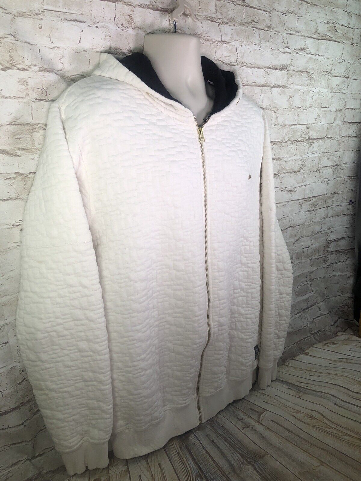 Other A. Tiziano quilted cotton jersey sweatshirt zip hoodie Size US XL / EU 56 / 4 - 2 Thumbnail